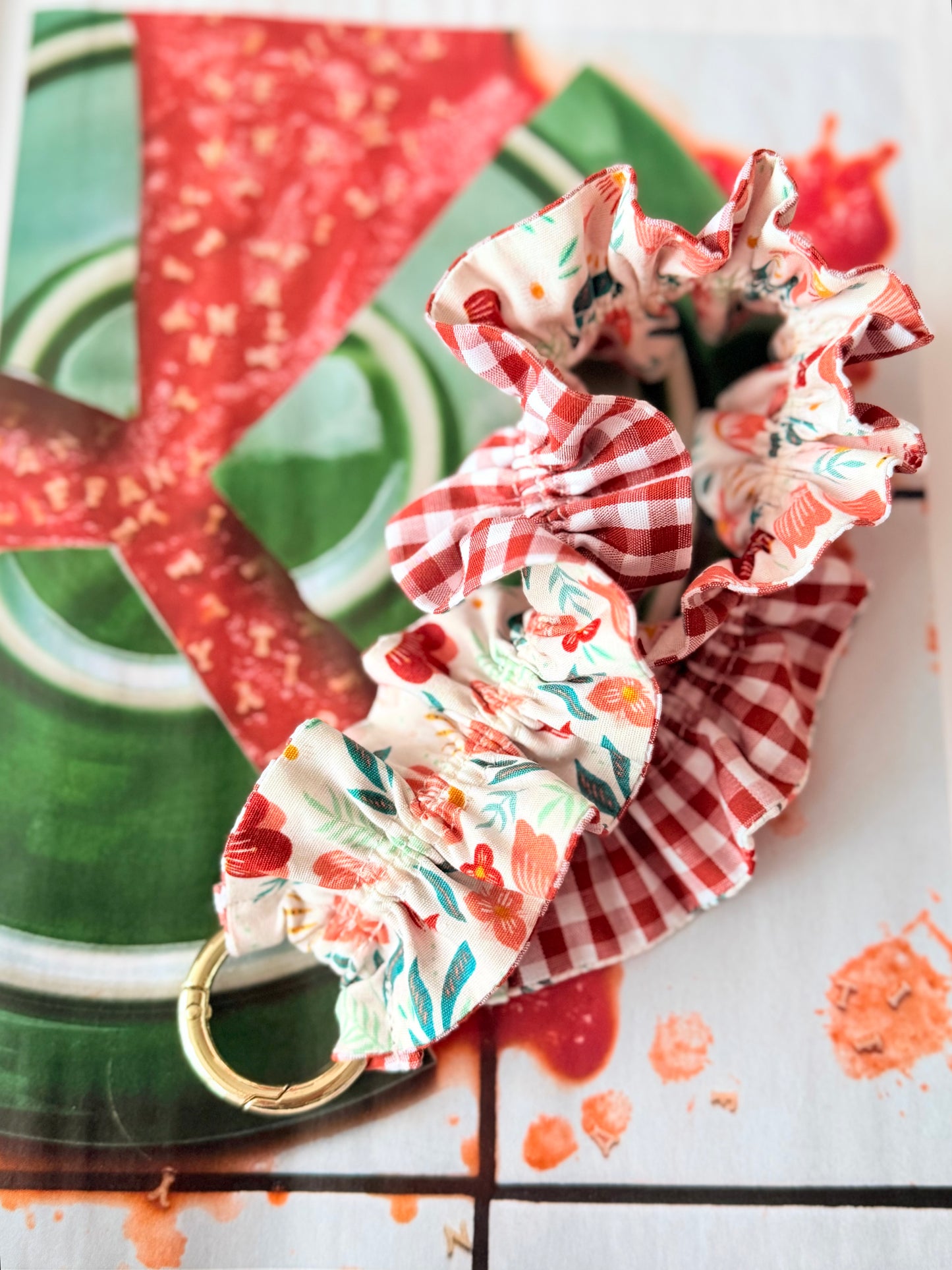 Llavero Rizado Luxor y Vichy