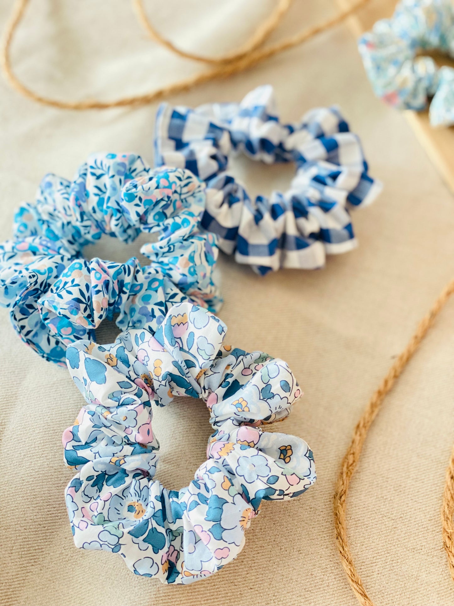 Scrunchie Vichy Azul Estone