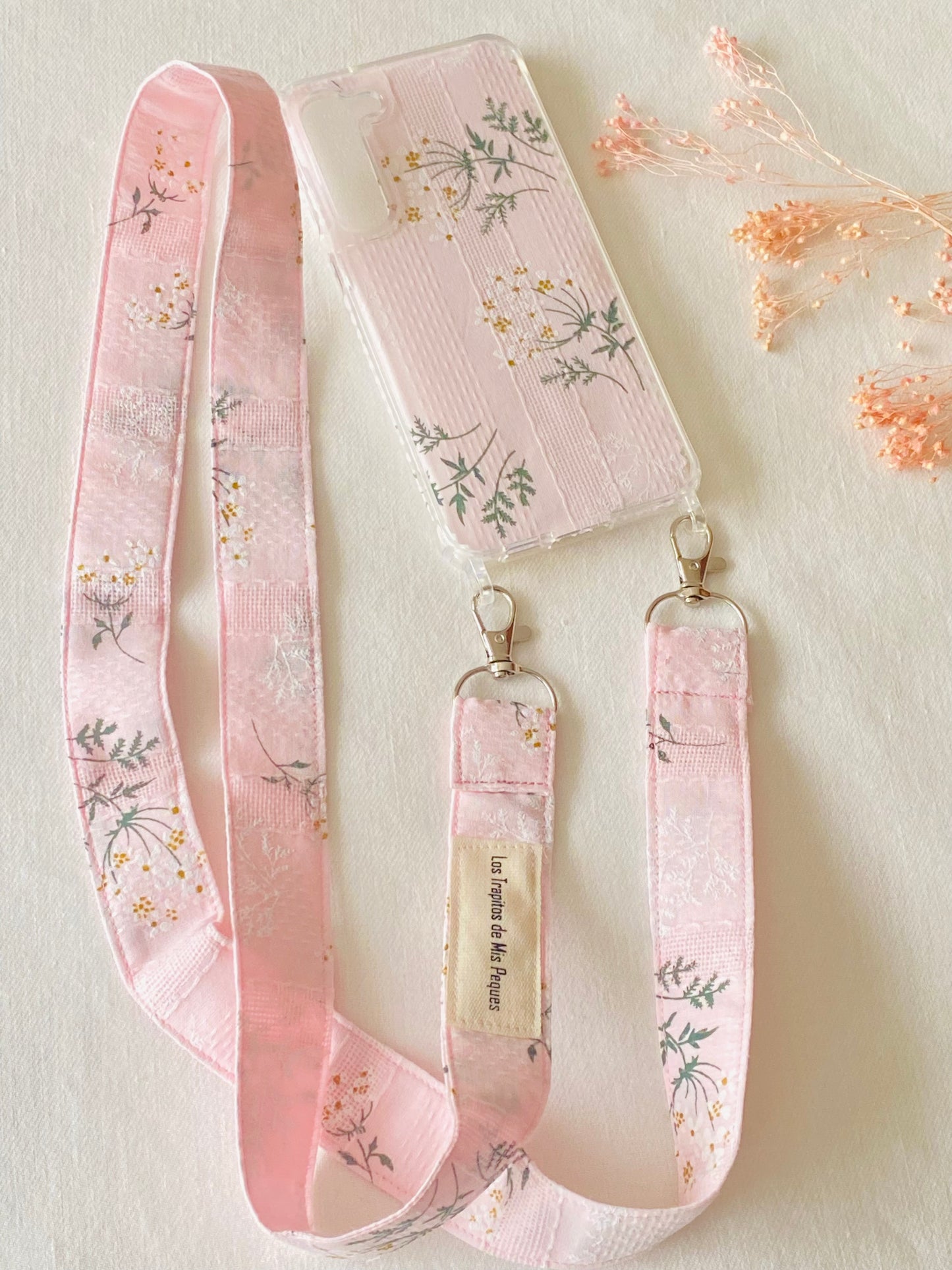 Conjunto Funda Cuelga Movil Milán Rosa