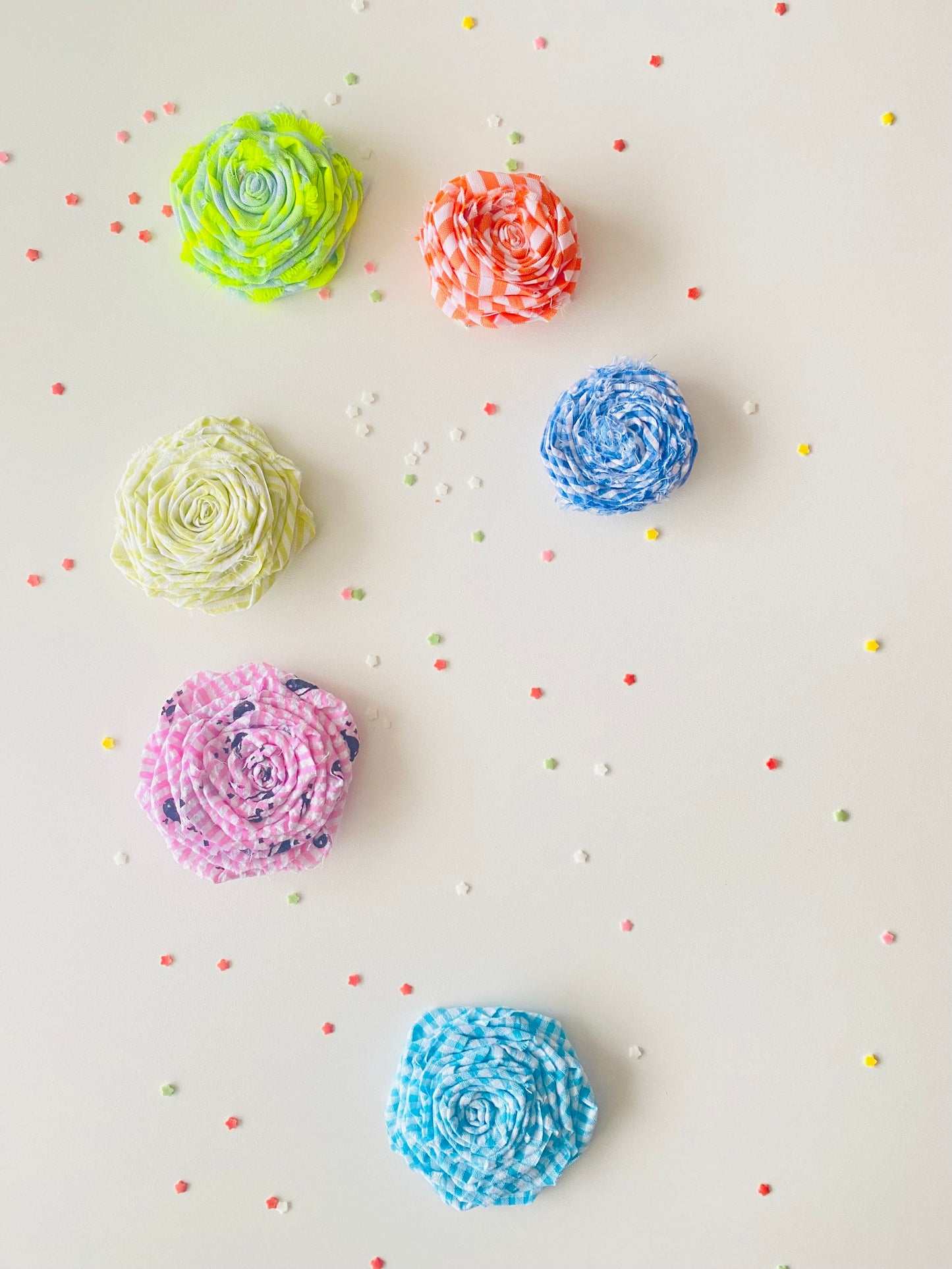 Lazo Flor Vichy Rosa y Ballenas