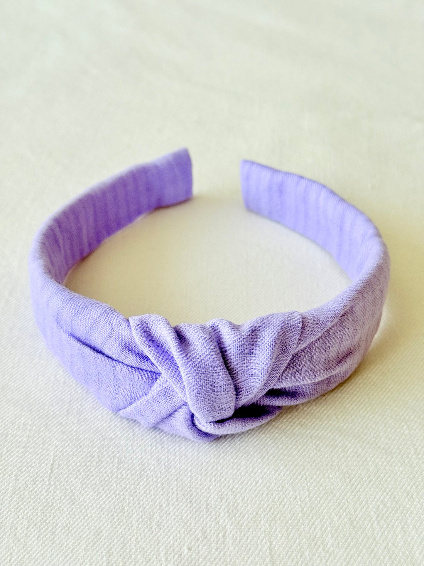 Diadema Nudo Bambula Malva