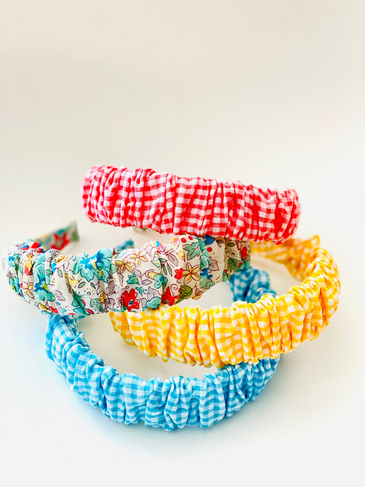 Diadema Scrunchie Liberty Turquesa