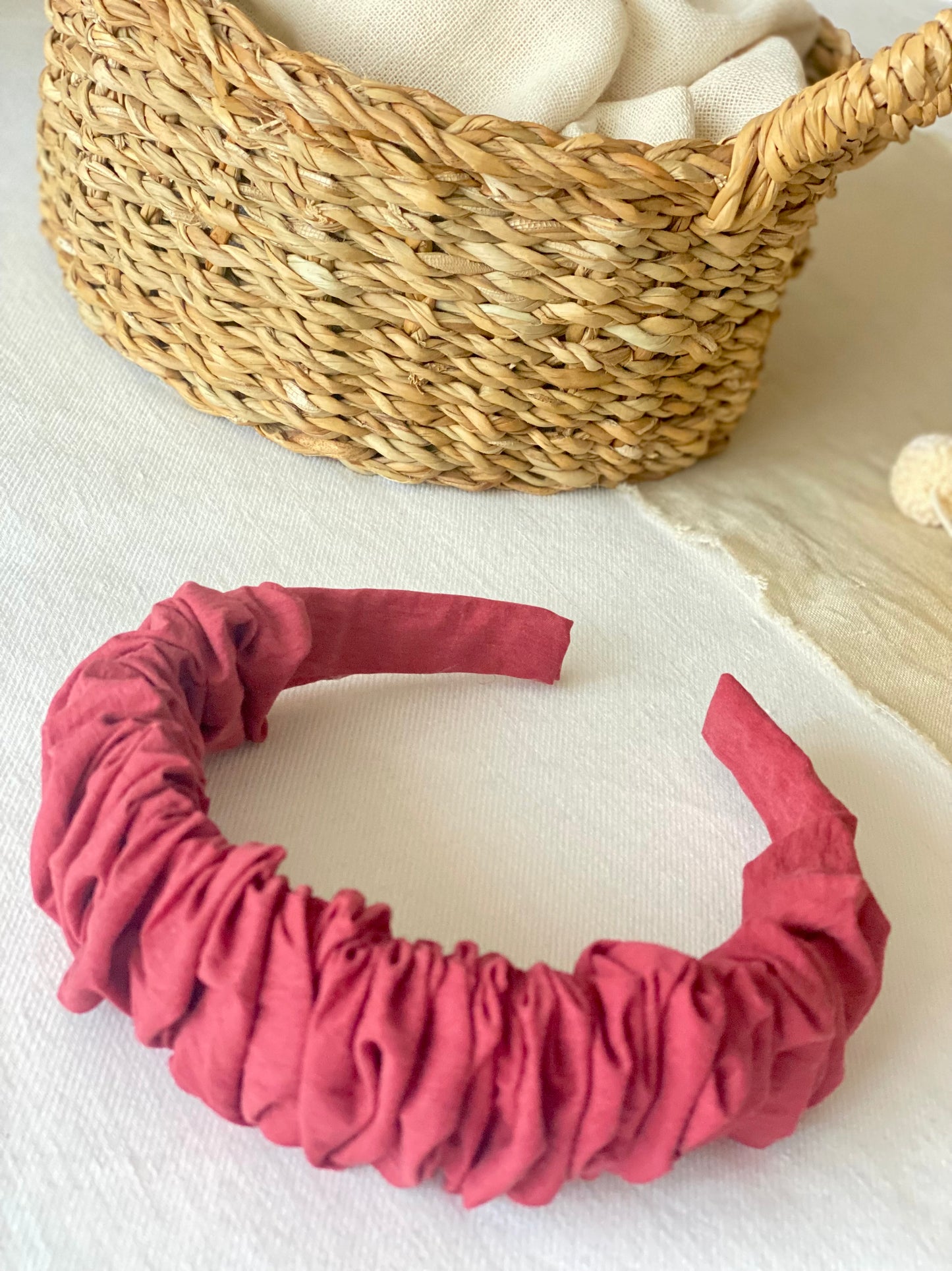 Diadema Scrunchie Marsala