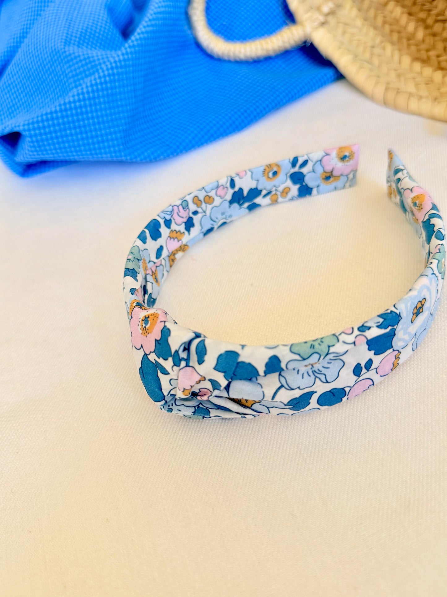 Diadema Nudo Liberty Betsy Azul Azafata