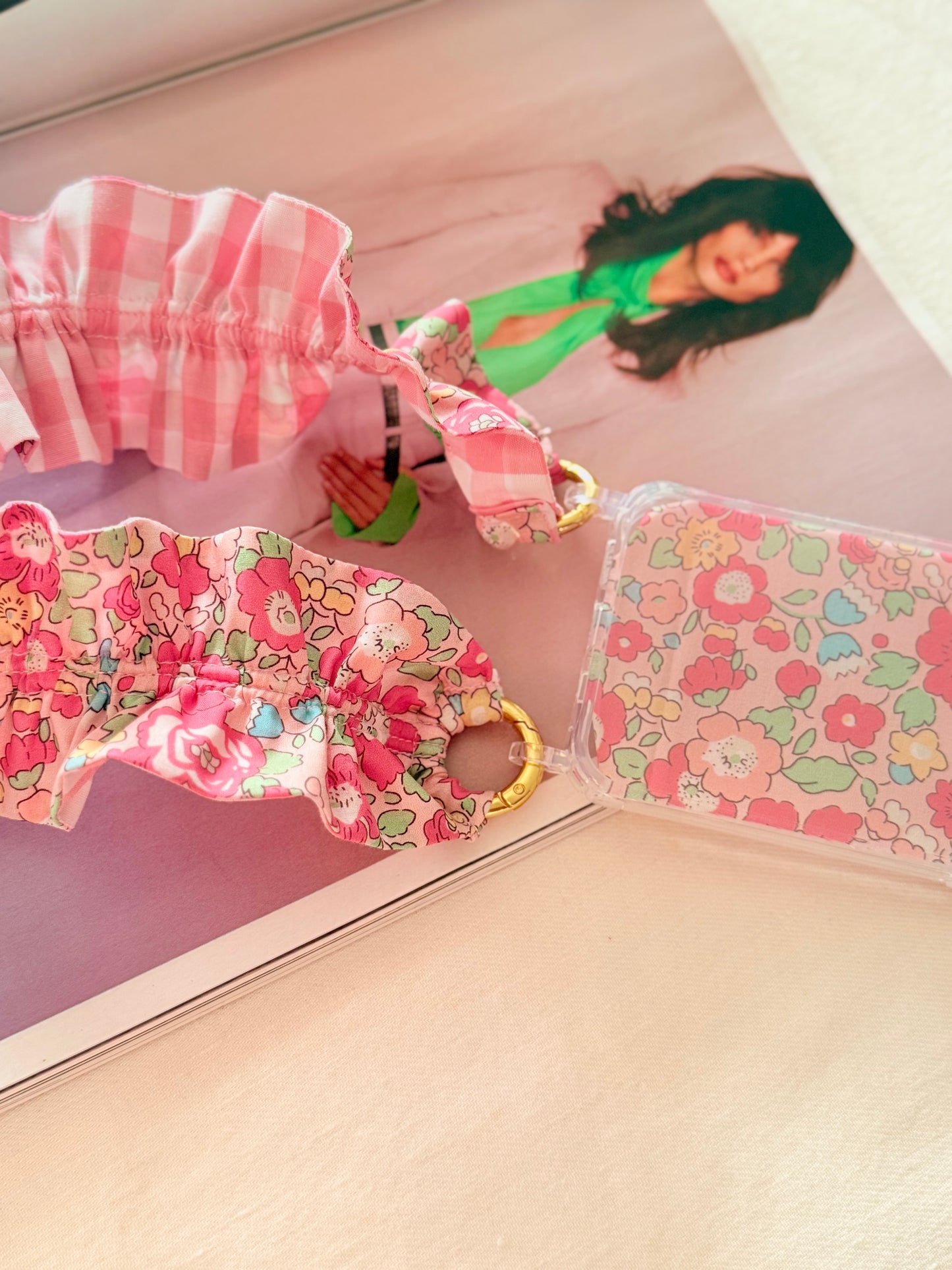 Conjunto Cuelga Movil Rizado Corto Liberty Tabi y Vichy