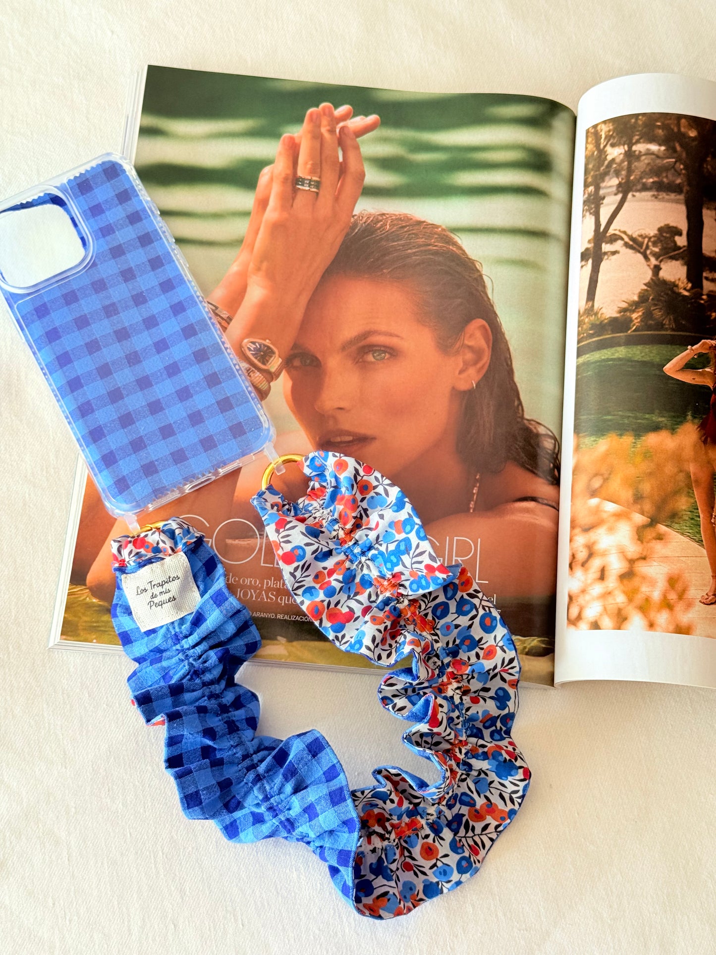 Conjunto Cuelga Movil Rizado Corto Liberty Wiltshire y Vichy