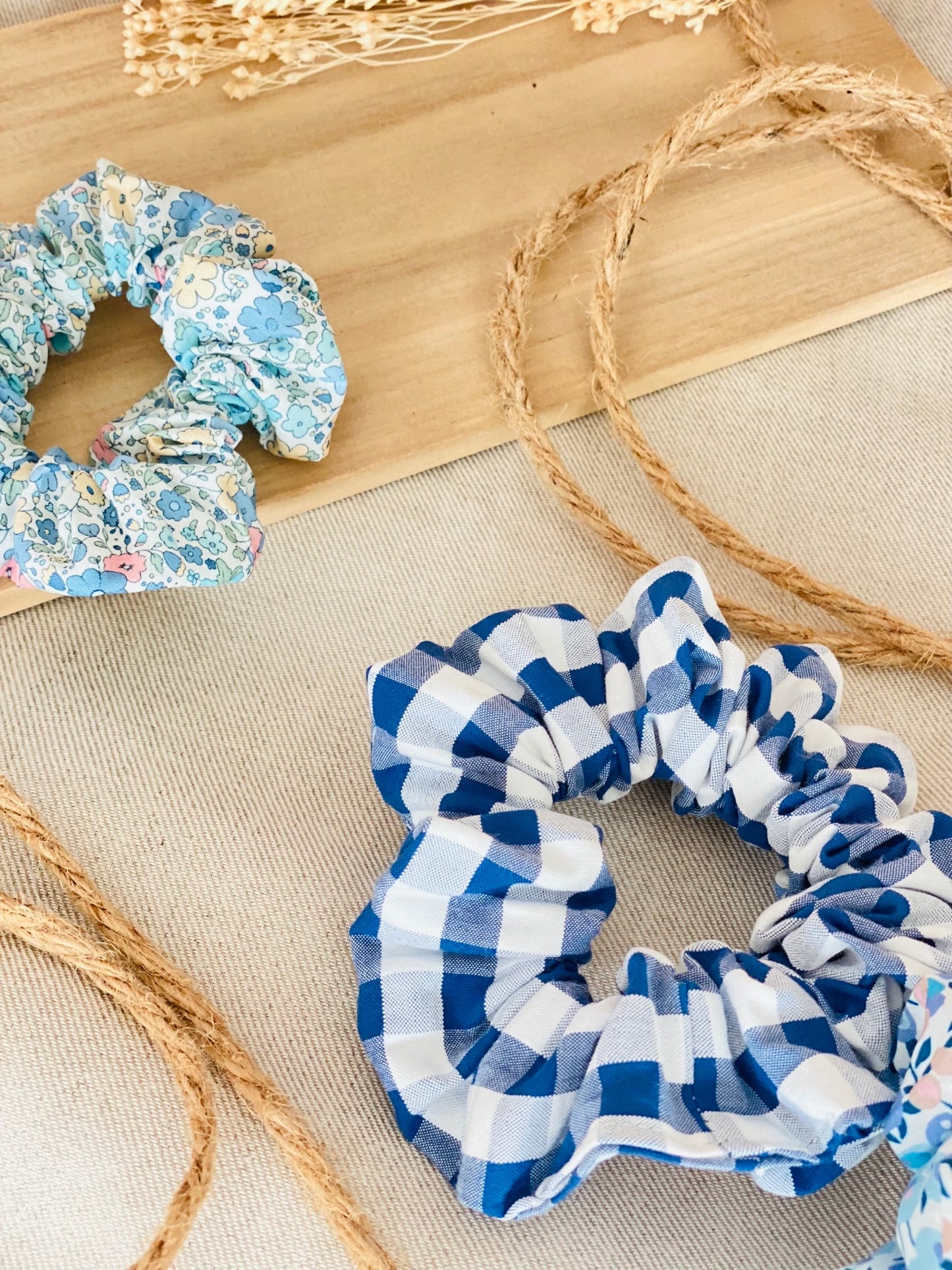 Scrunchie Vichy Azul Estone