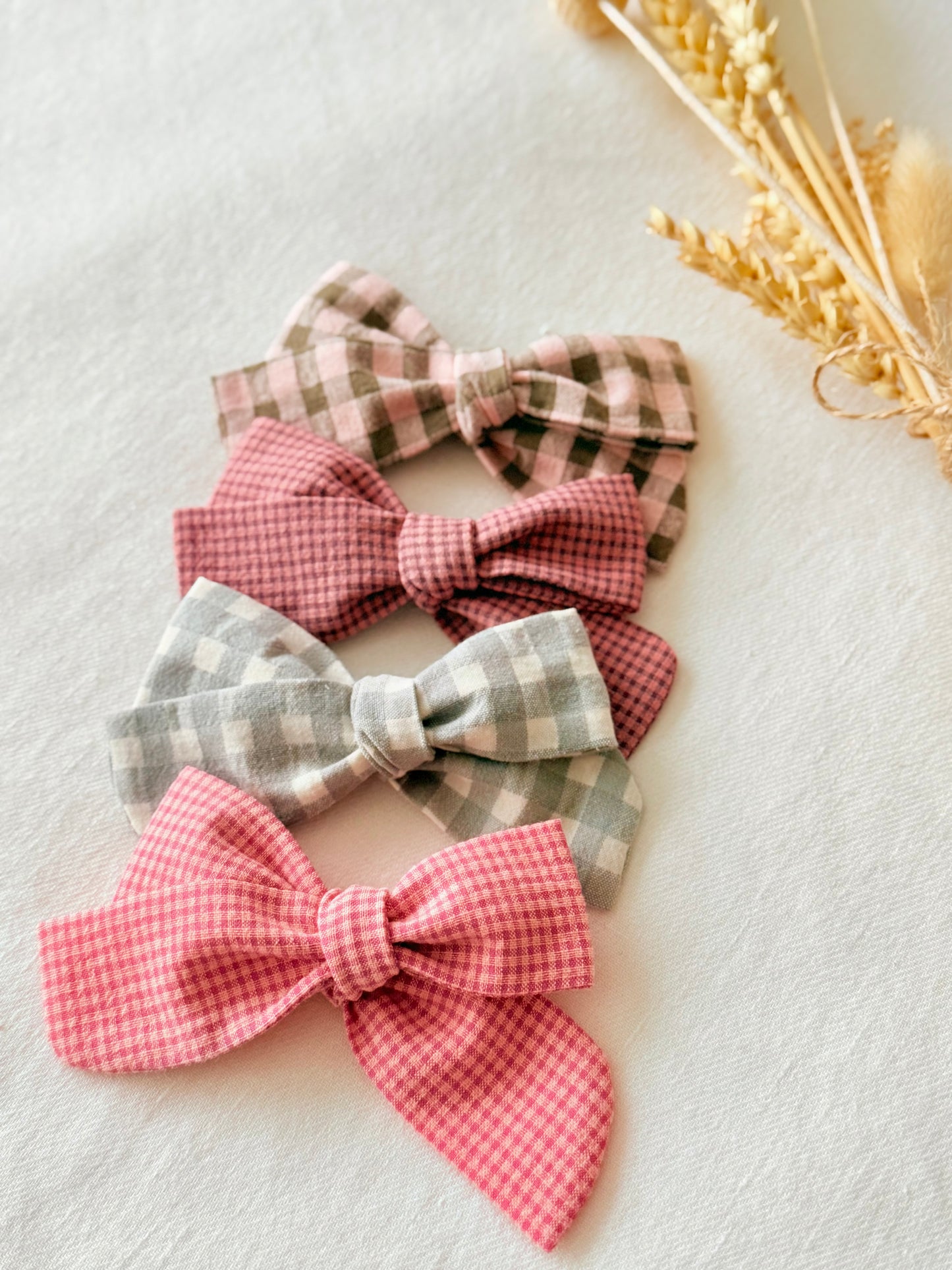 Lazo Nudo Vichy Gris