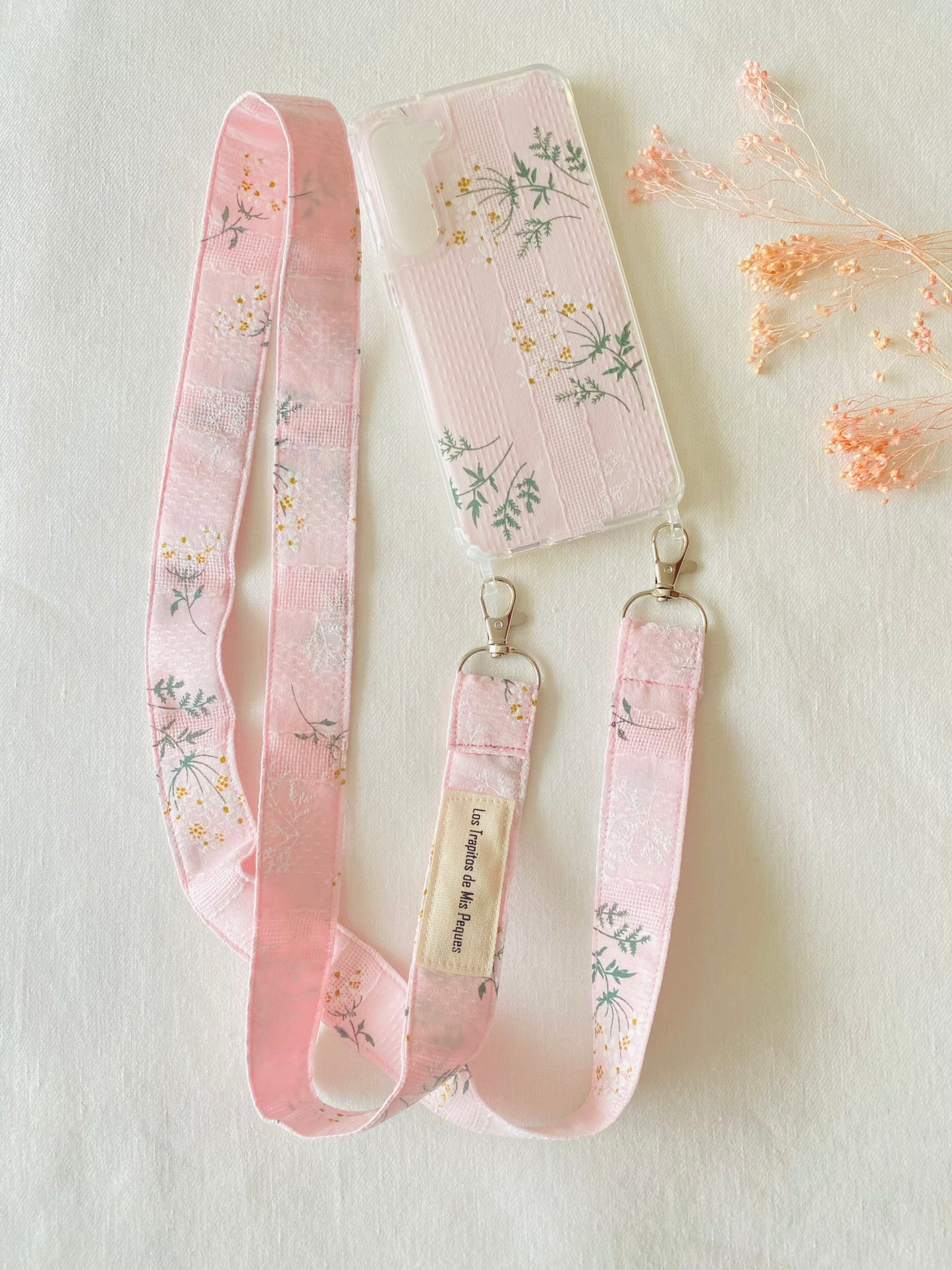 Conjunto Funda Cuelga Movil Milán Rosa