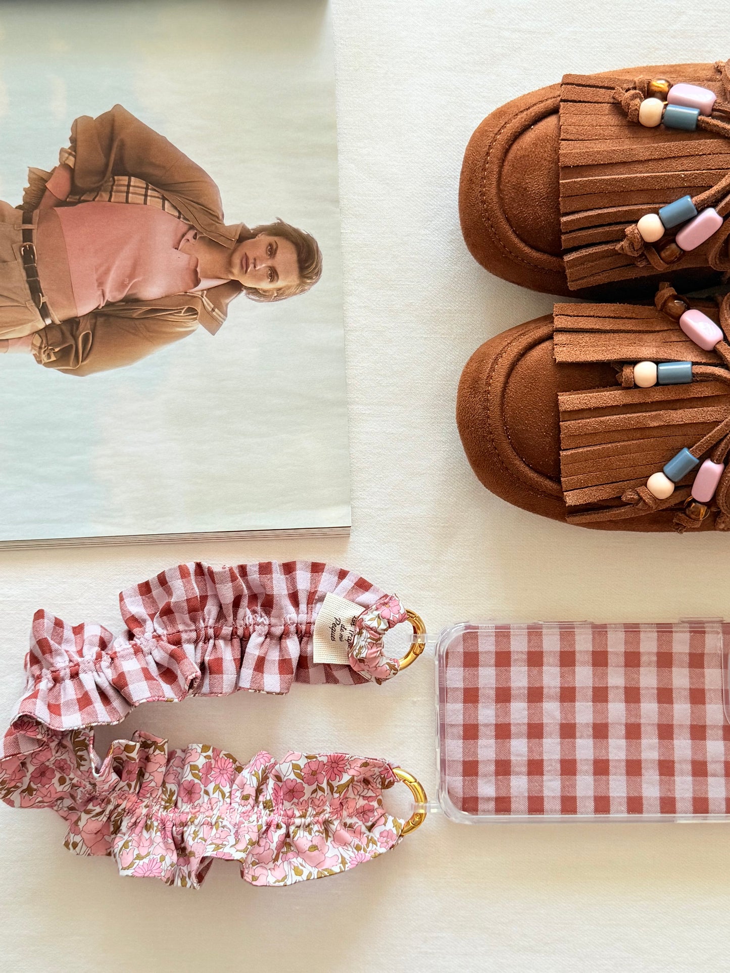 Conjunto Cuelga Movil Rizado Corto Liberty Primrose y Vichy