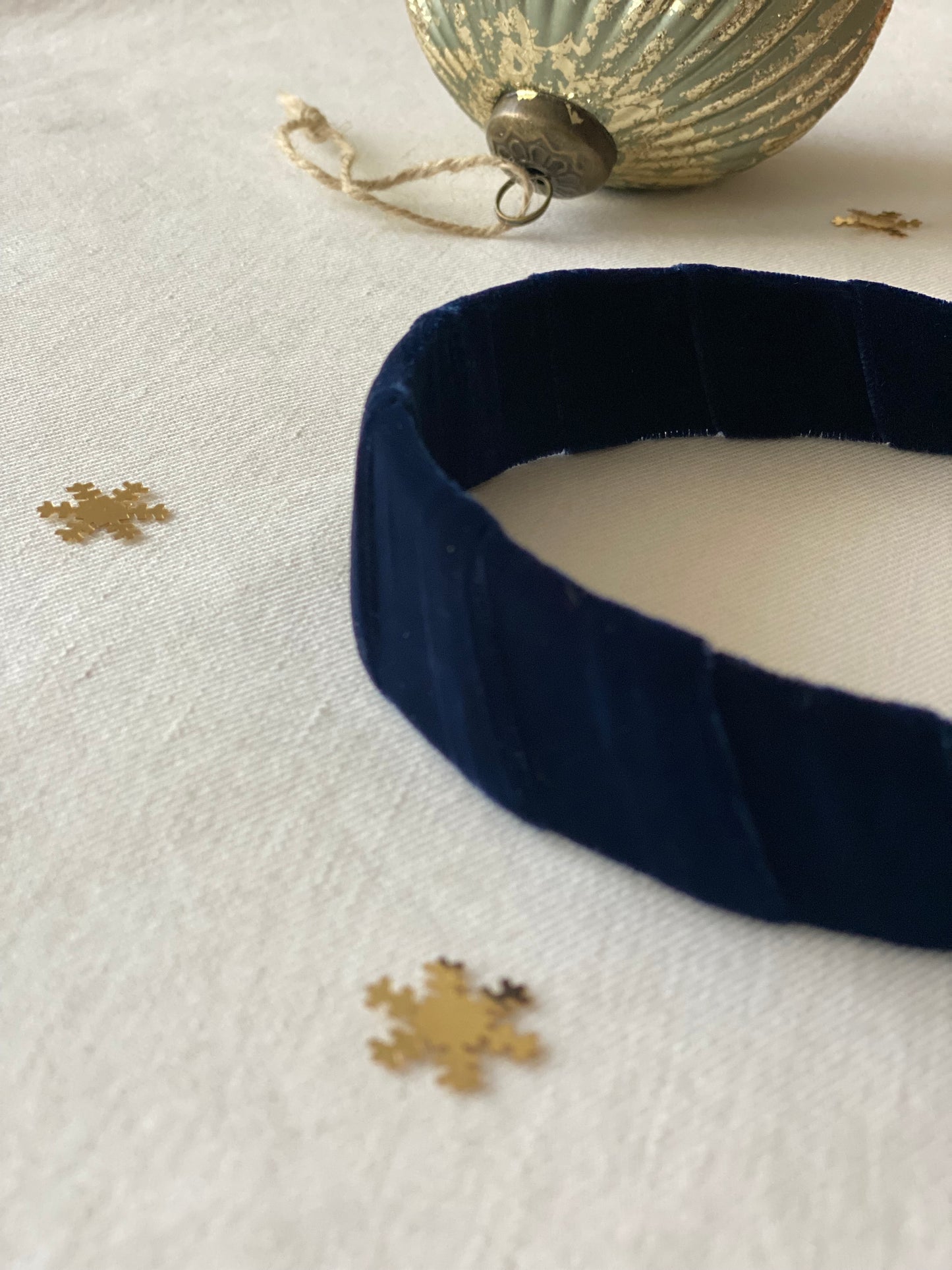 Diadema Terciopelo Azul