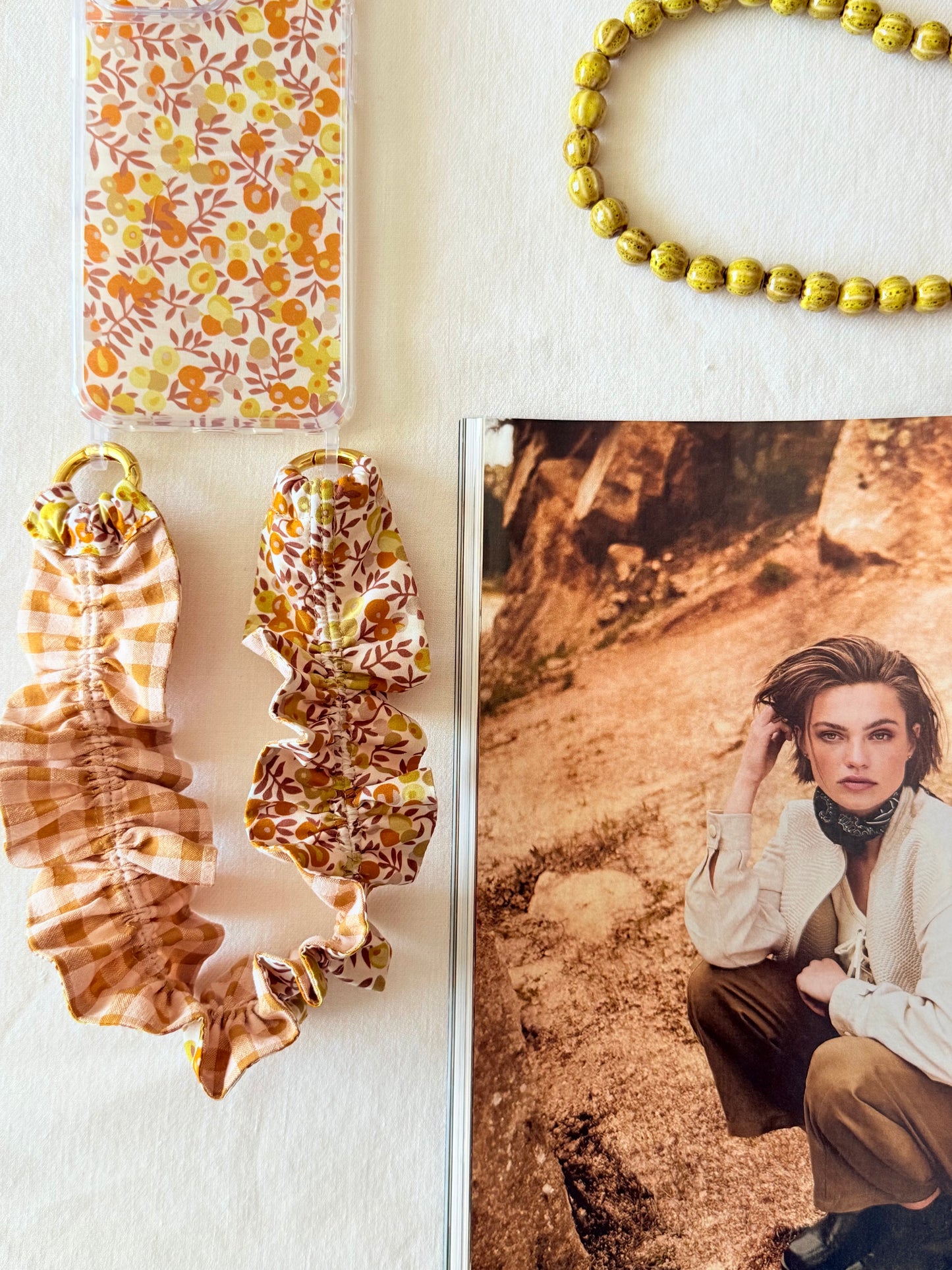 Conjunto Cuelga Movil Rizado Corto Liberty Shard y Vichy