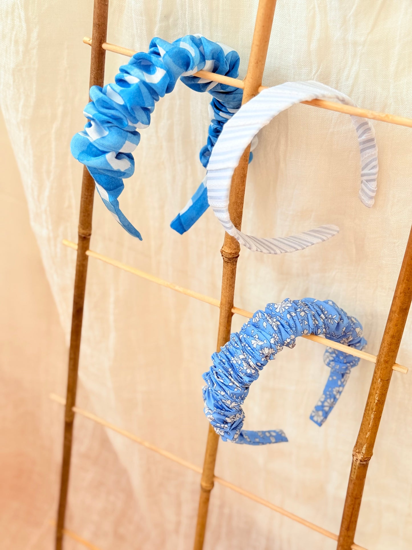 Diadema Scrunchie Liberty Tanna Azul