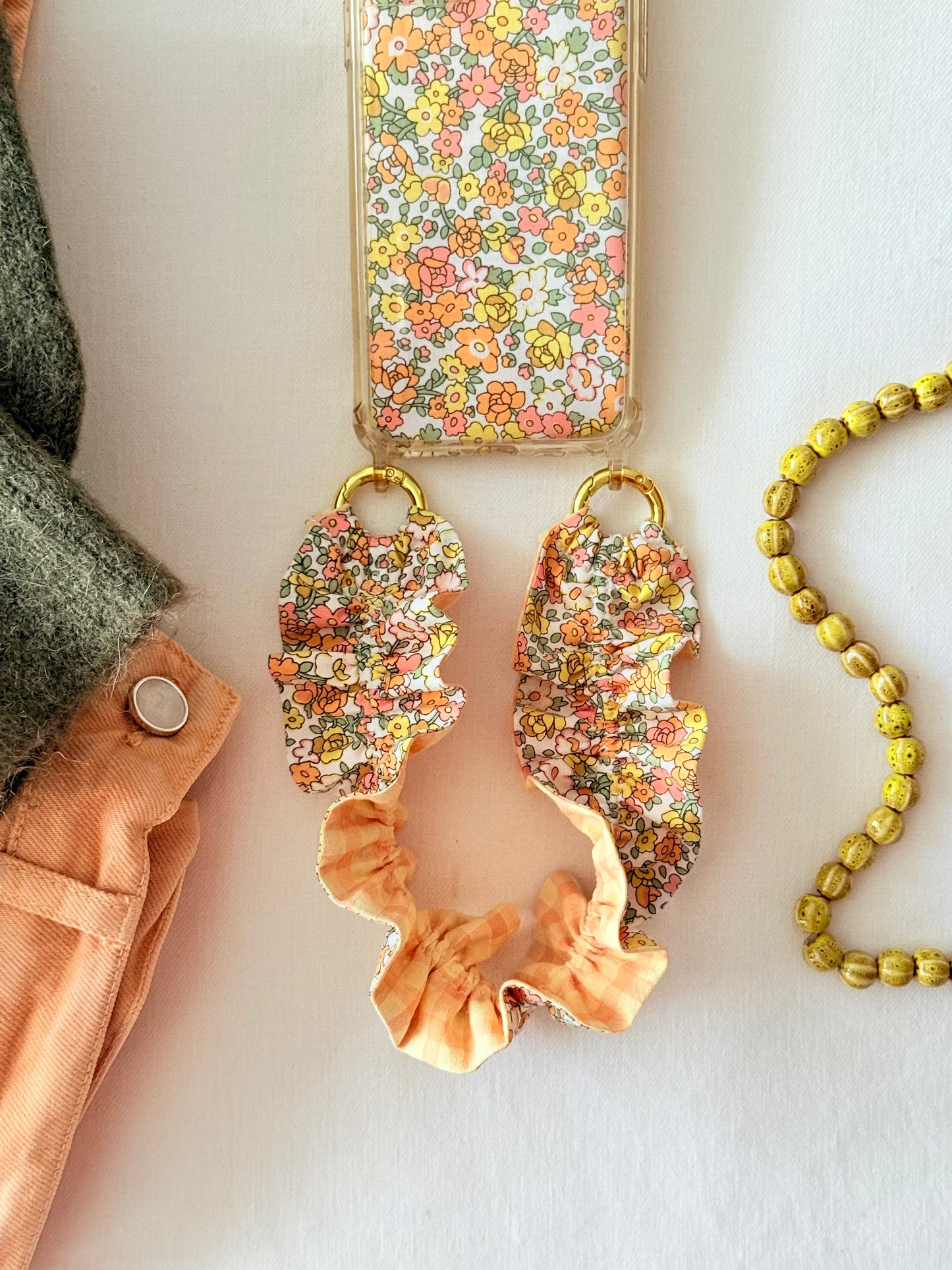 Conjunto Cuelga Movil Rizado Corto Liberty York y Vichy