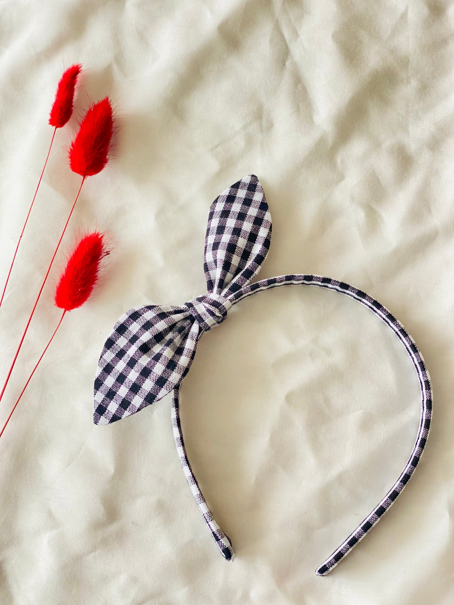 Diadema Orejitas Vichy Negro