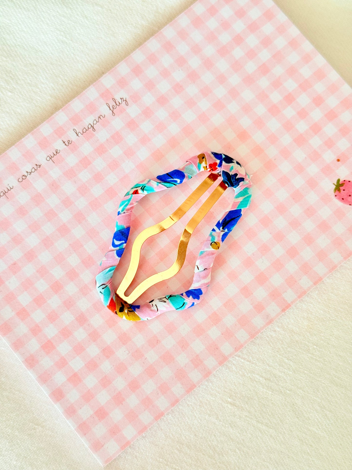 Pinza Forrada Liberty Rosa