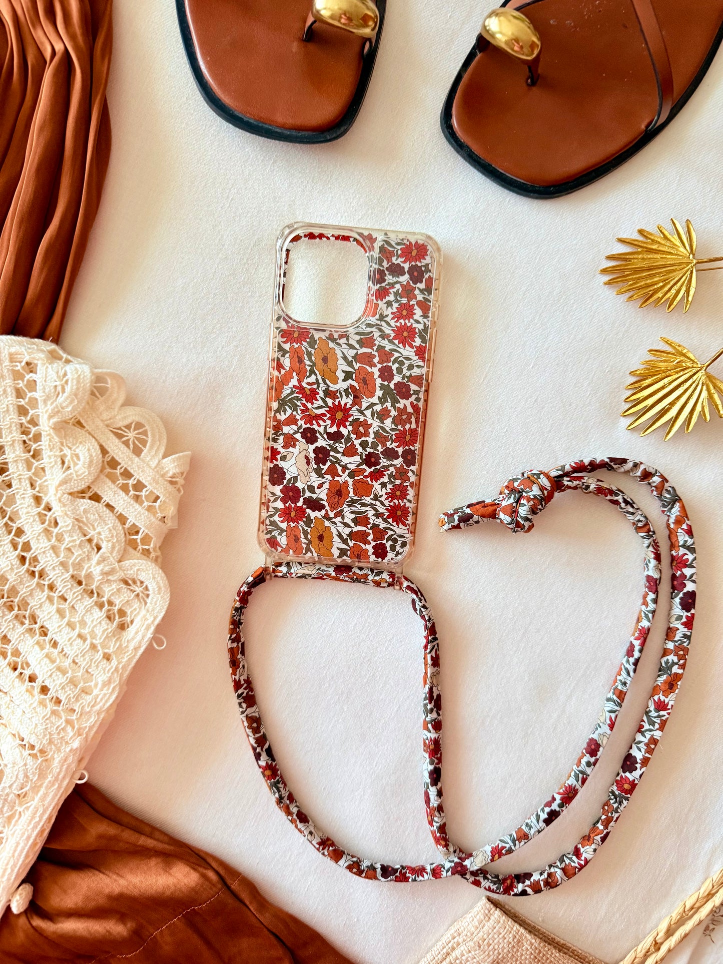 Conjunto Cuelga Movil Cordón Liberty Tanna Marrón