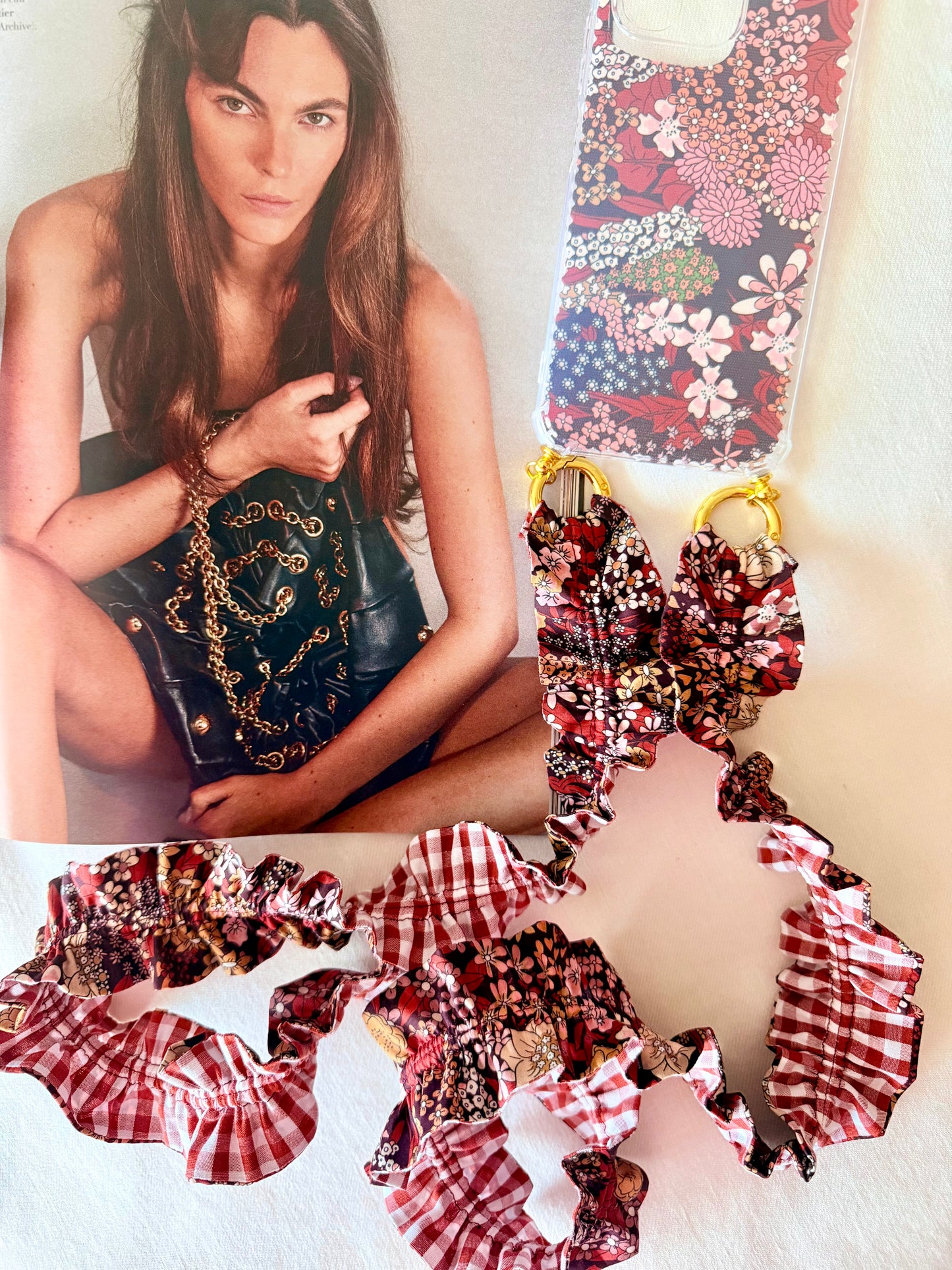 Conjunto Cuelga Móvil Rizado Liberty Warren y Vichy