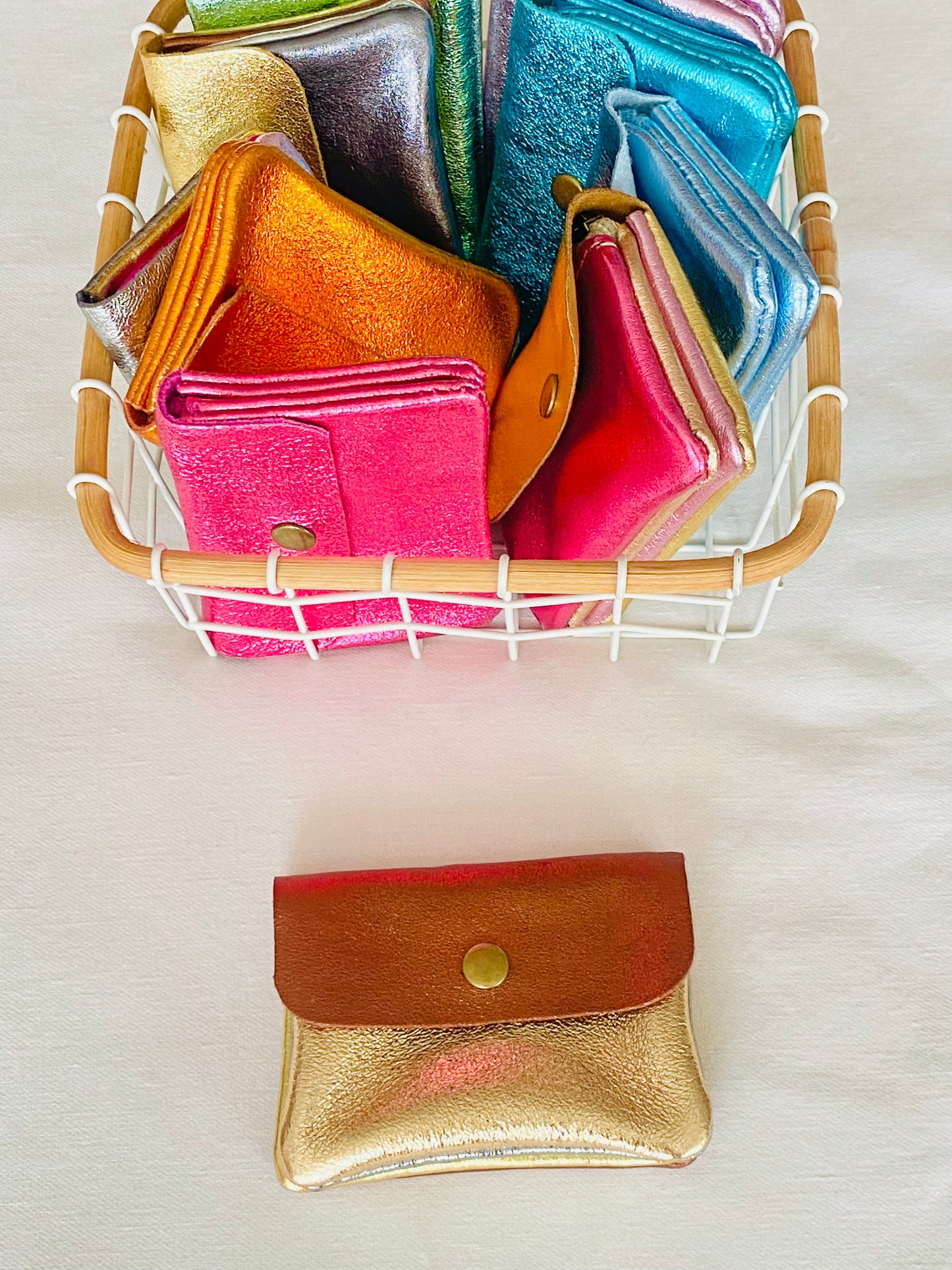 Monedero Metalizado Multicolor