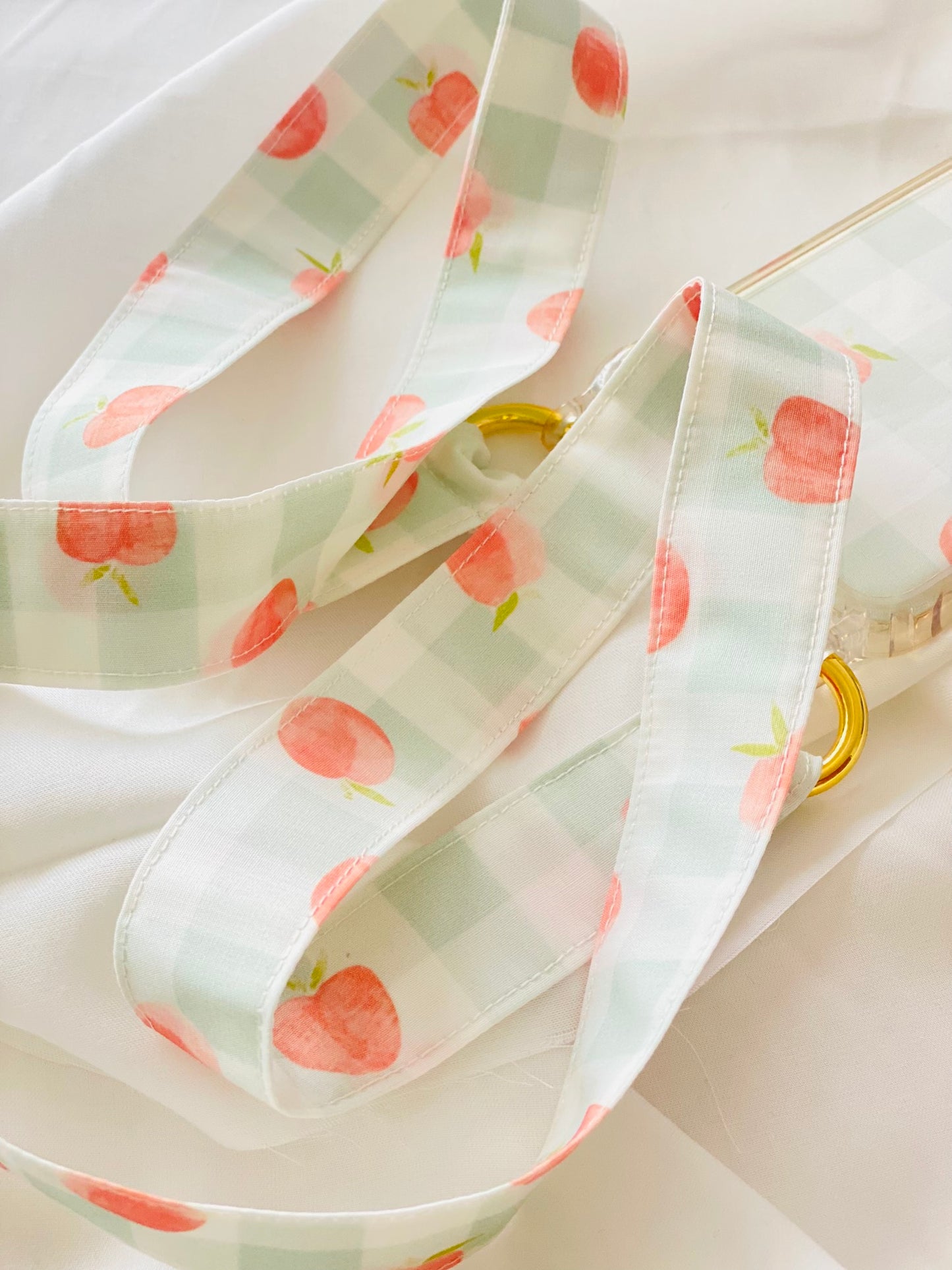 Conjunto Cuelga Movil Manzanas Vichy Menta