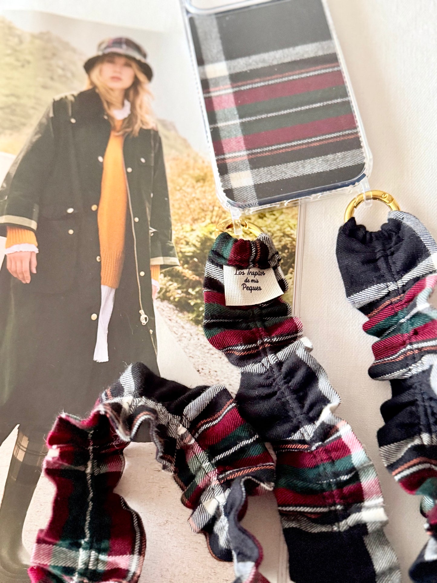 Conjunto Cuelga Movil Tartan Escocia