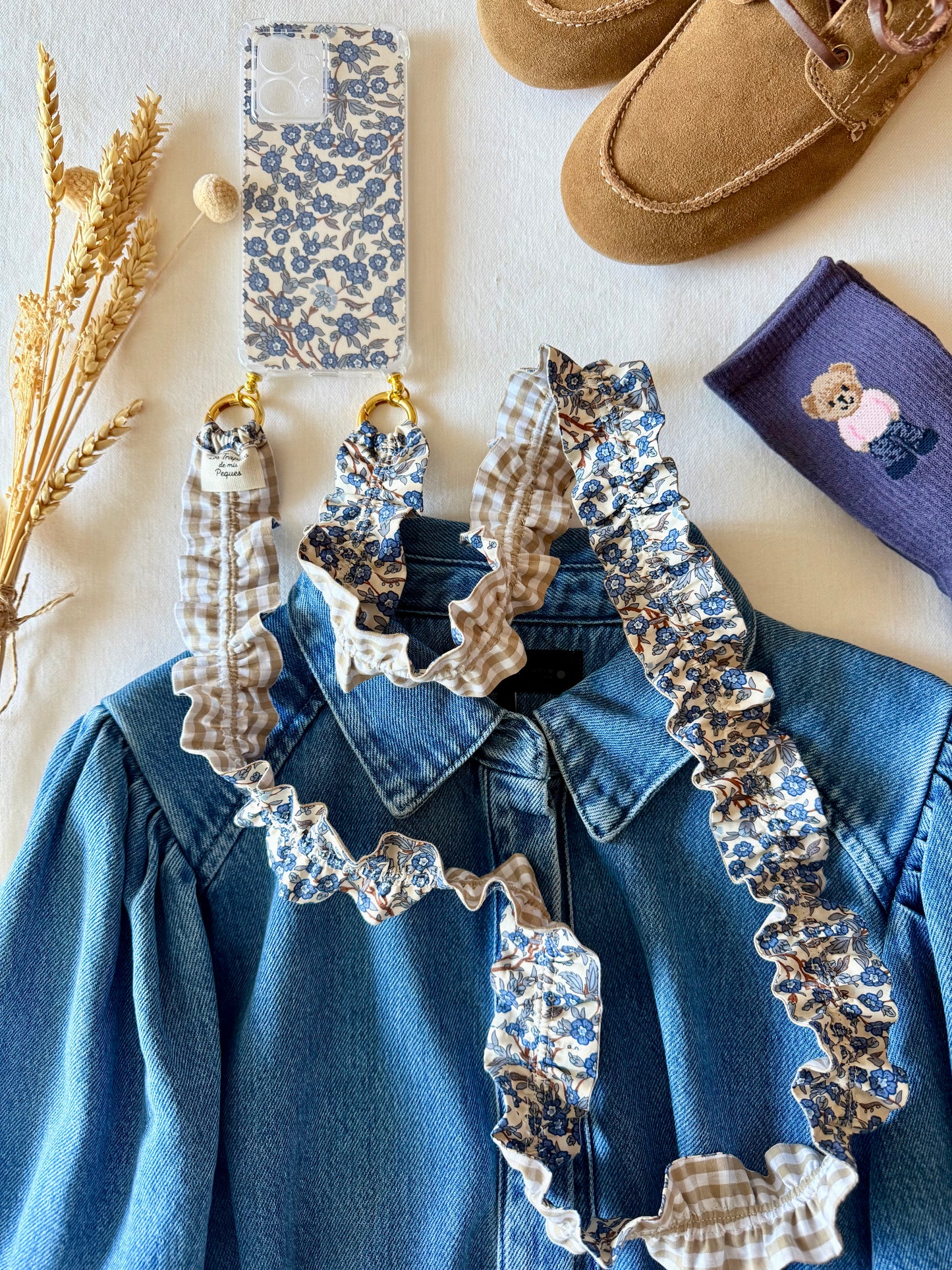 Conjunto Cuelga Movil Rizado Liberty Lambeth y Vichy