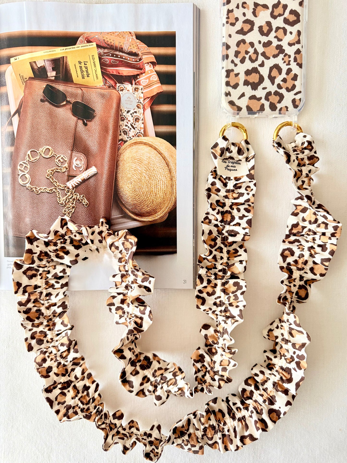 Conjunto Cuelga Móvil Leopardo