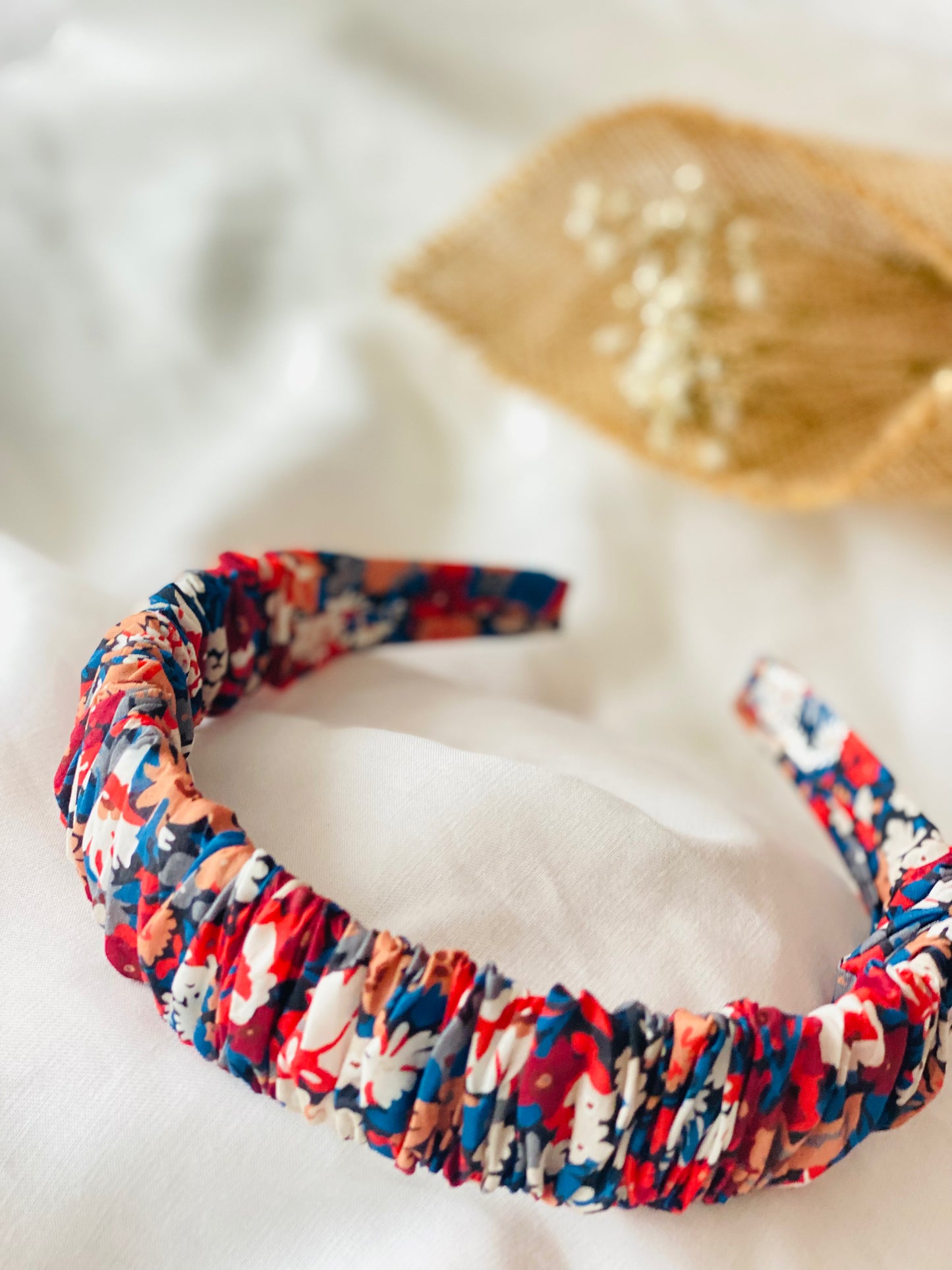 Diadema Scrunchie Liberty Tostado