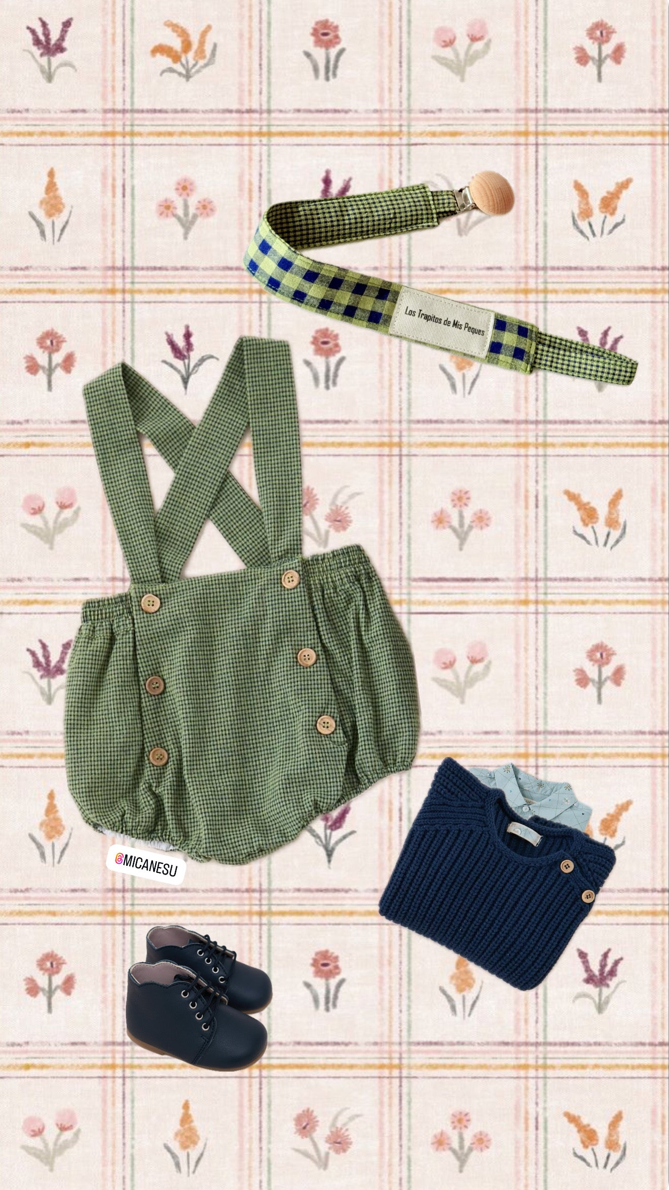 Chupetero Vichy Verde