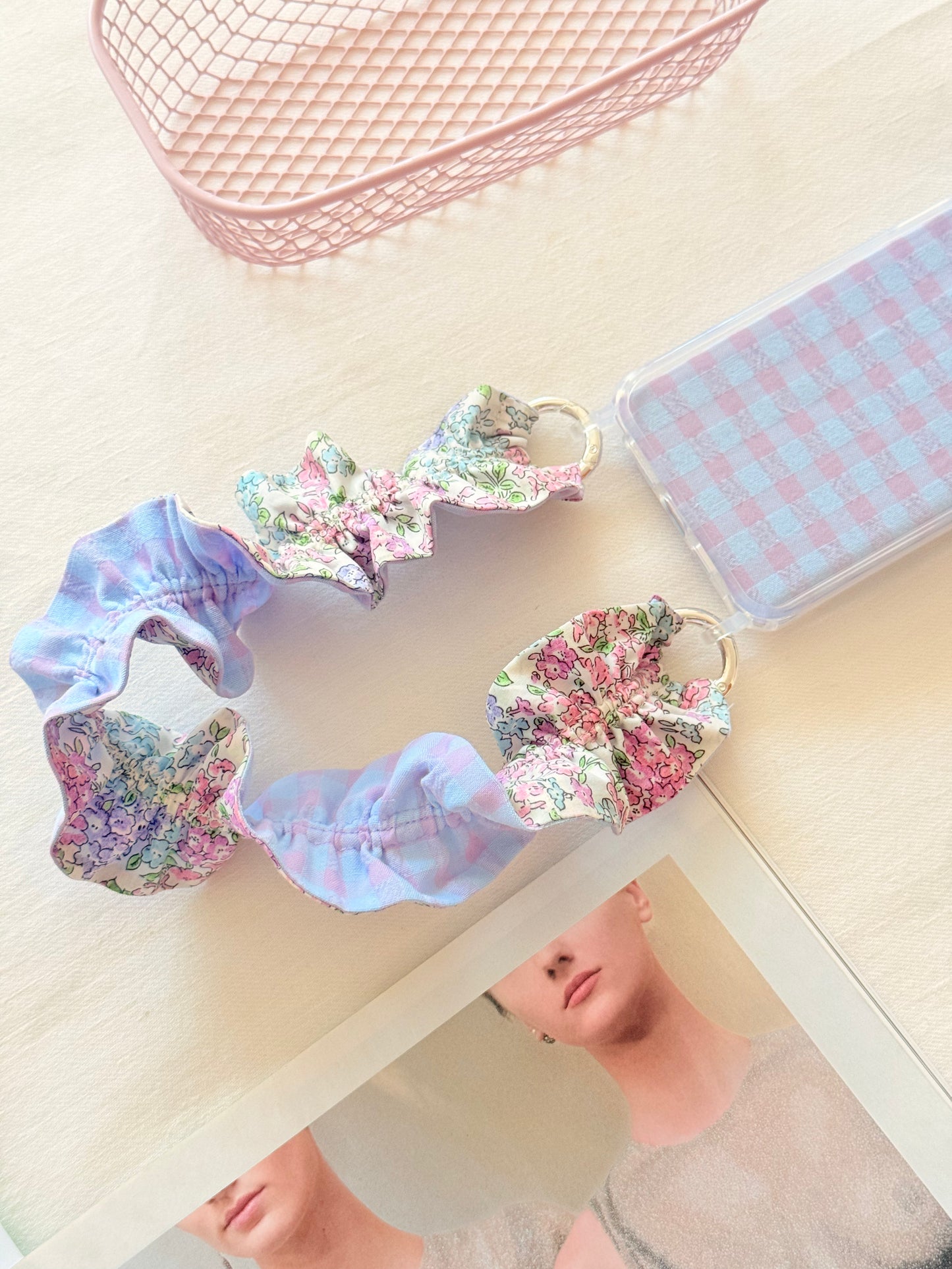 Conjunto Cuelga Movil Rizado Liberty Lavanda