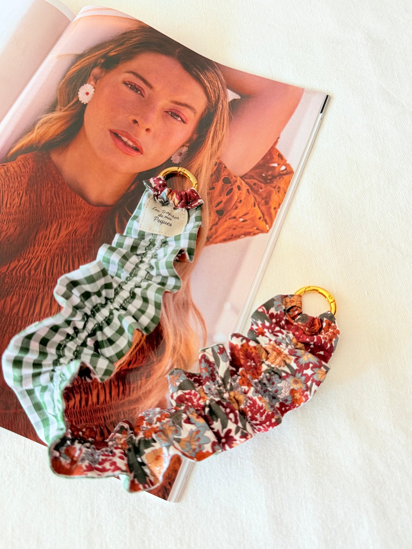 Conjunto Cuelga Movil Rizado Corto Liberty Bloom y Vichy