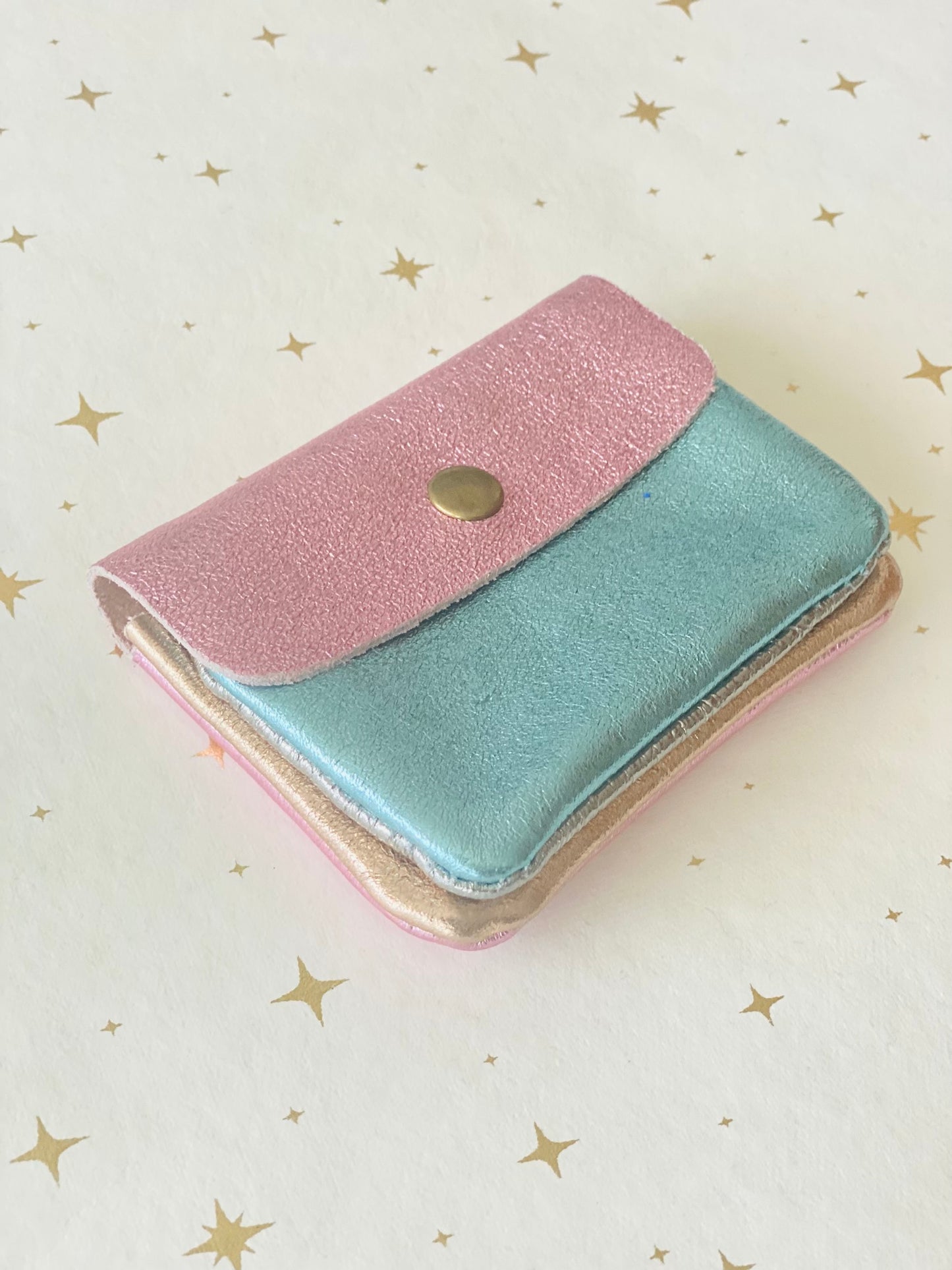 Monedero Metalizado Multicolor