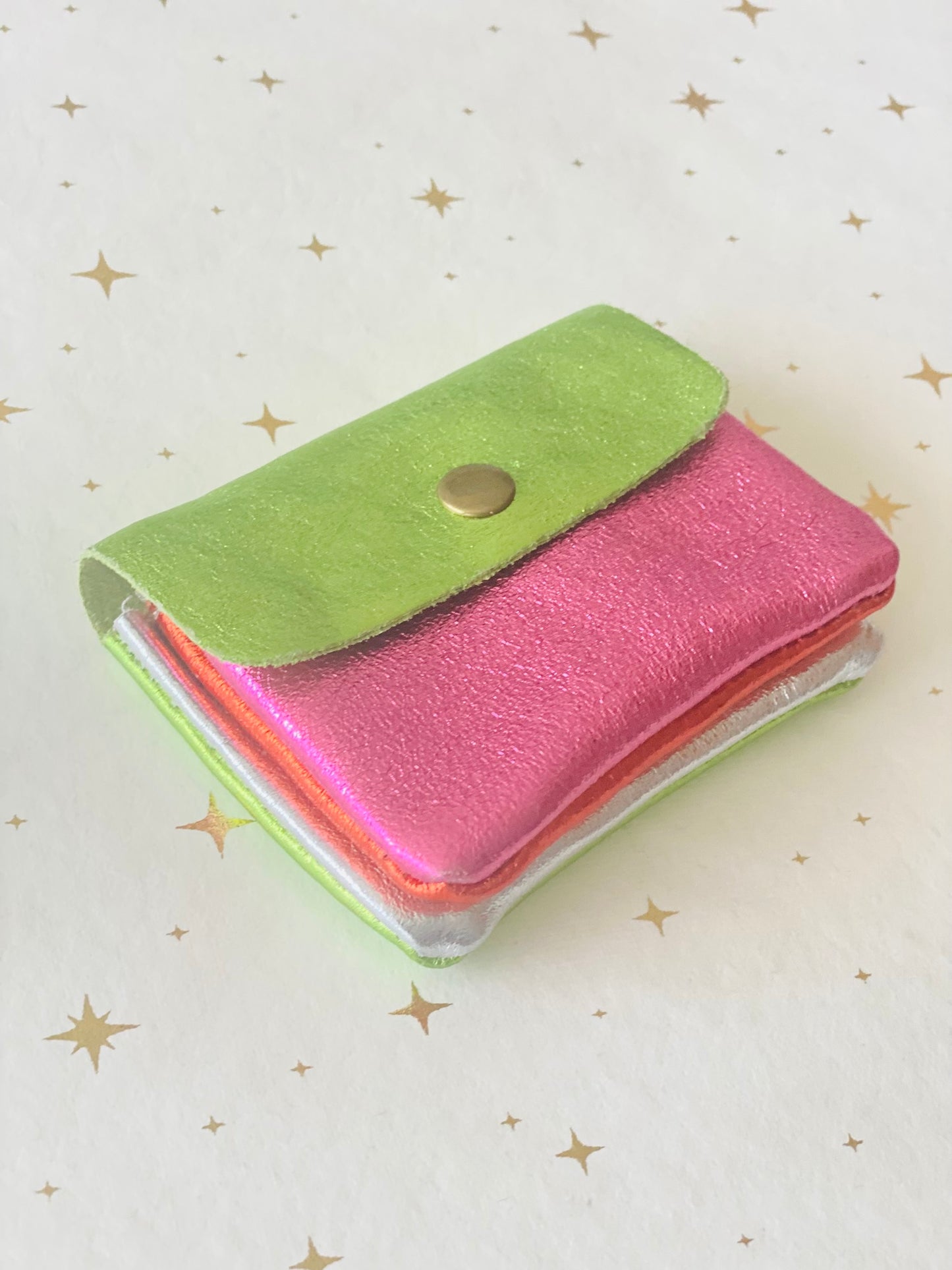 Monedero Metalizado Multicolor