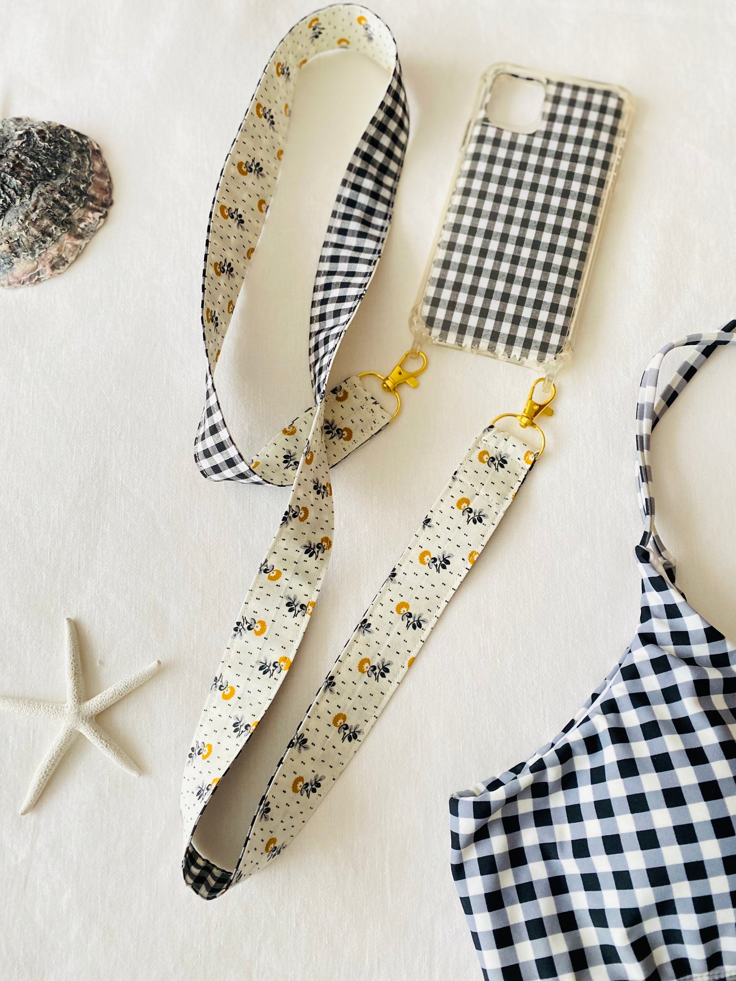 Cuelga Movil Combinado Trento y Vichy Negro