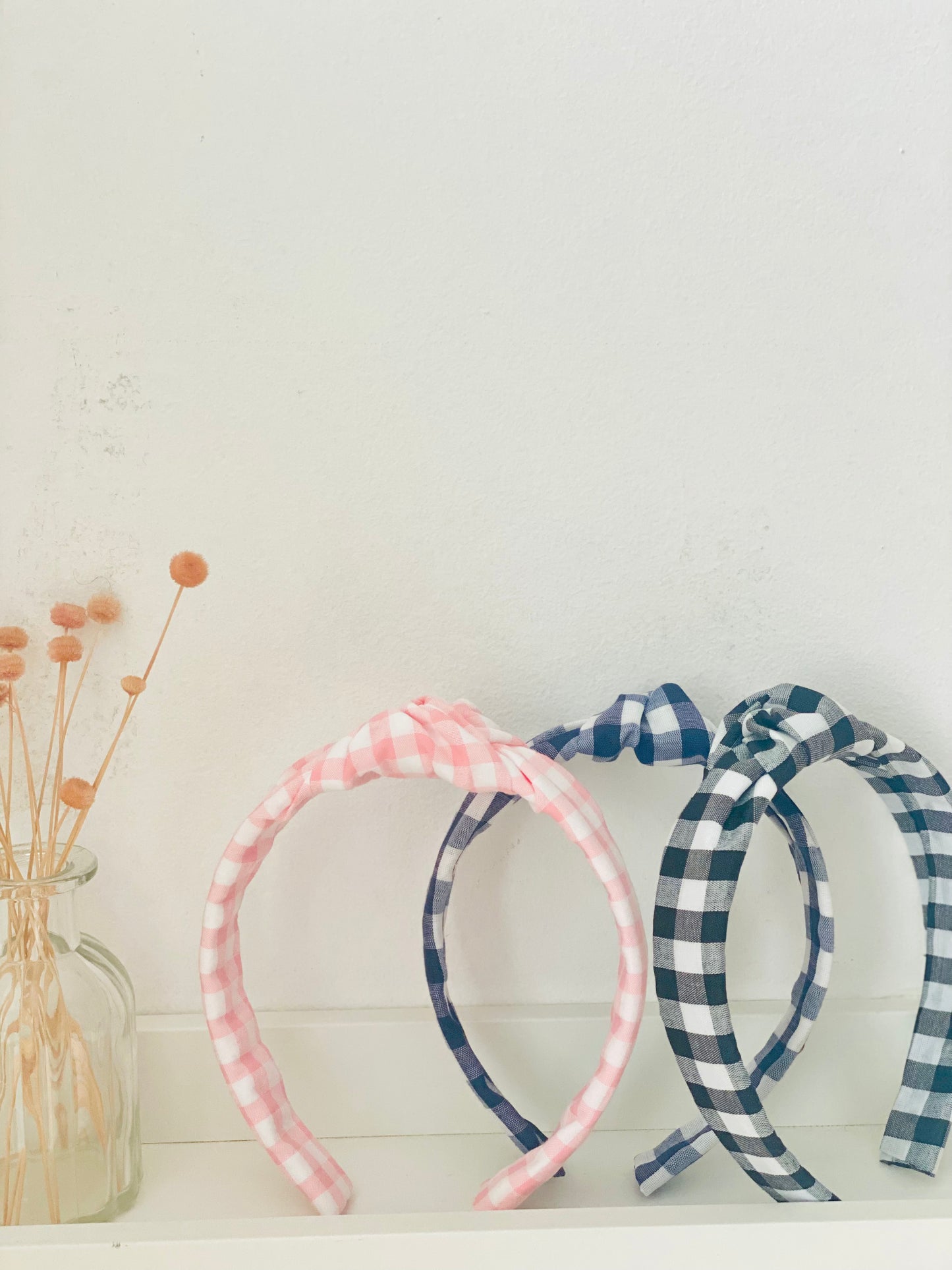 Diadema Nudo Vichy Grande Vichy Negro