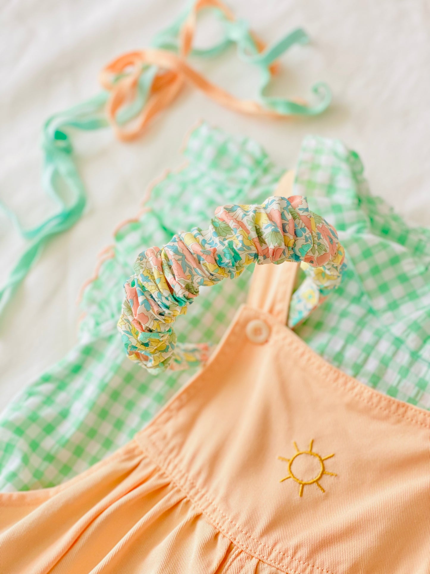 Diadema Scrunchie Liberty Tanna Verde