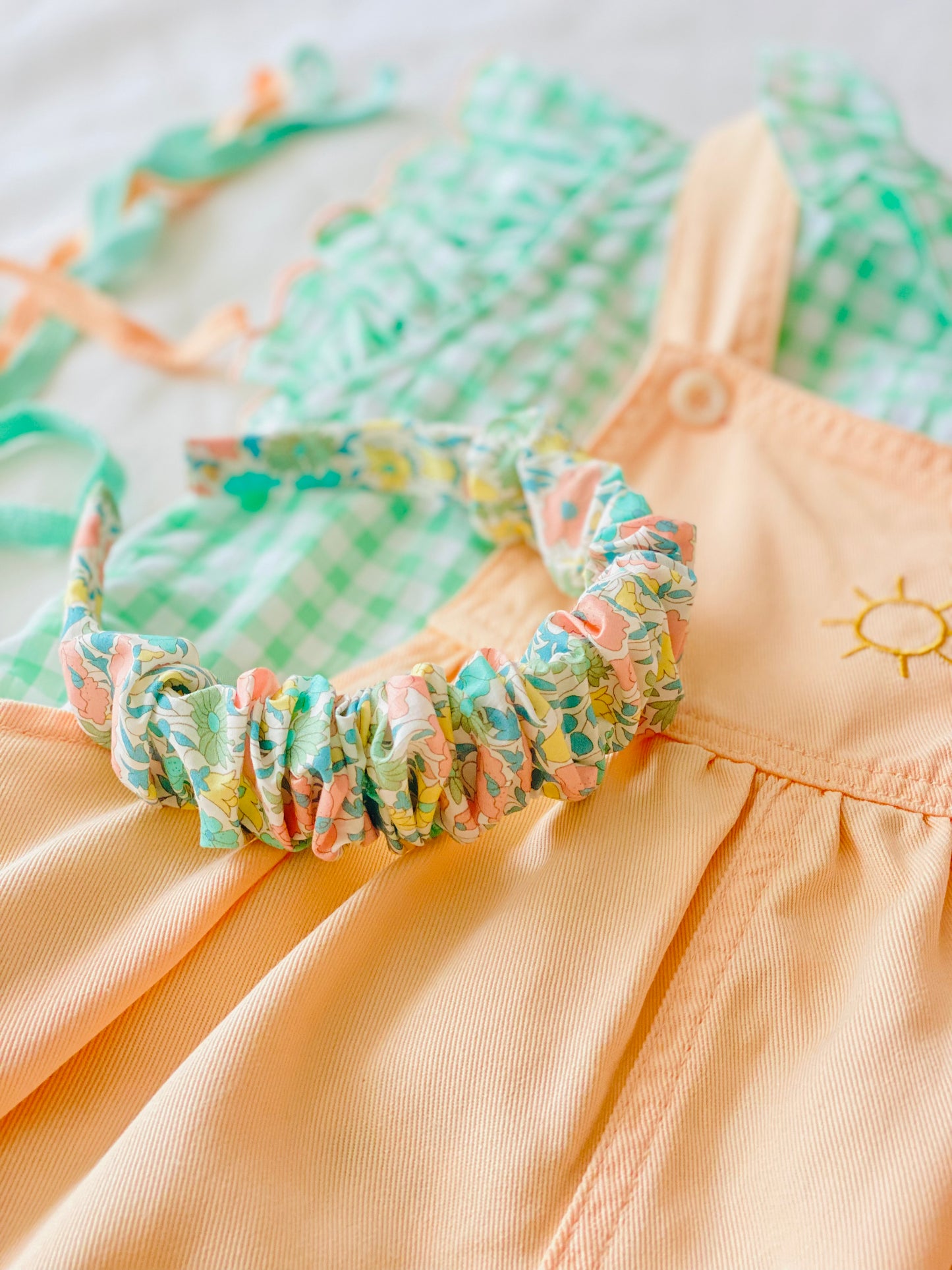 Diadema Scrunchie Liberty Tanna Verde