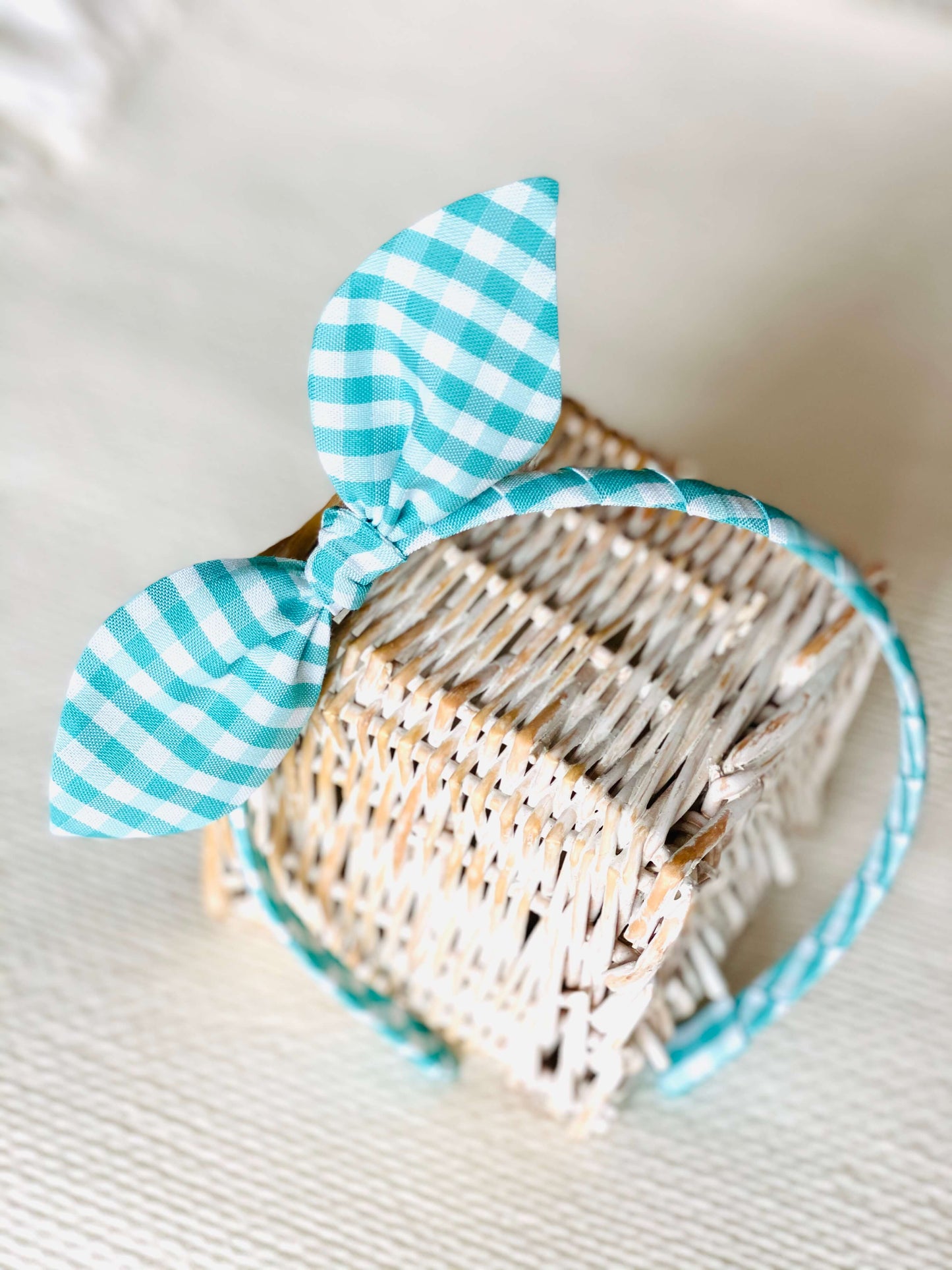 Diadema Orejitas Vichy Celeste