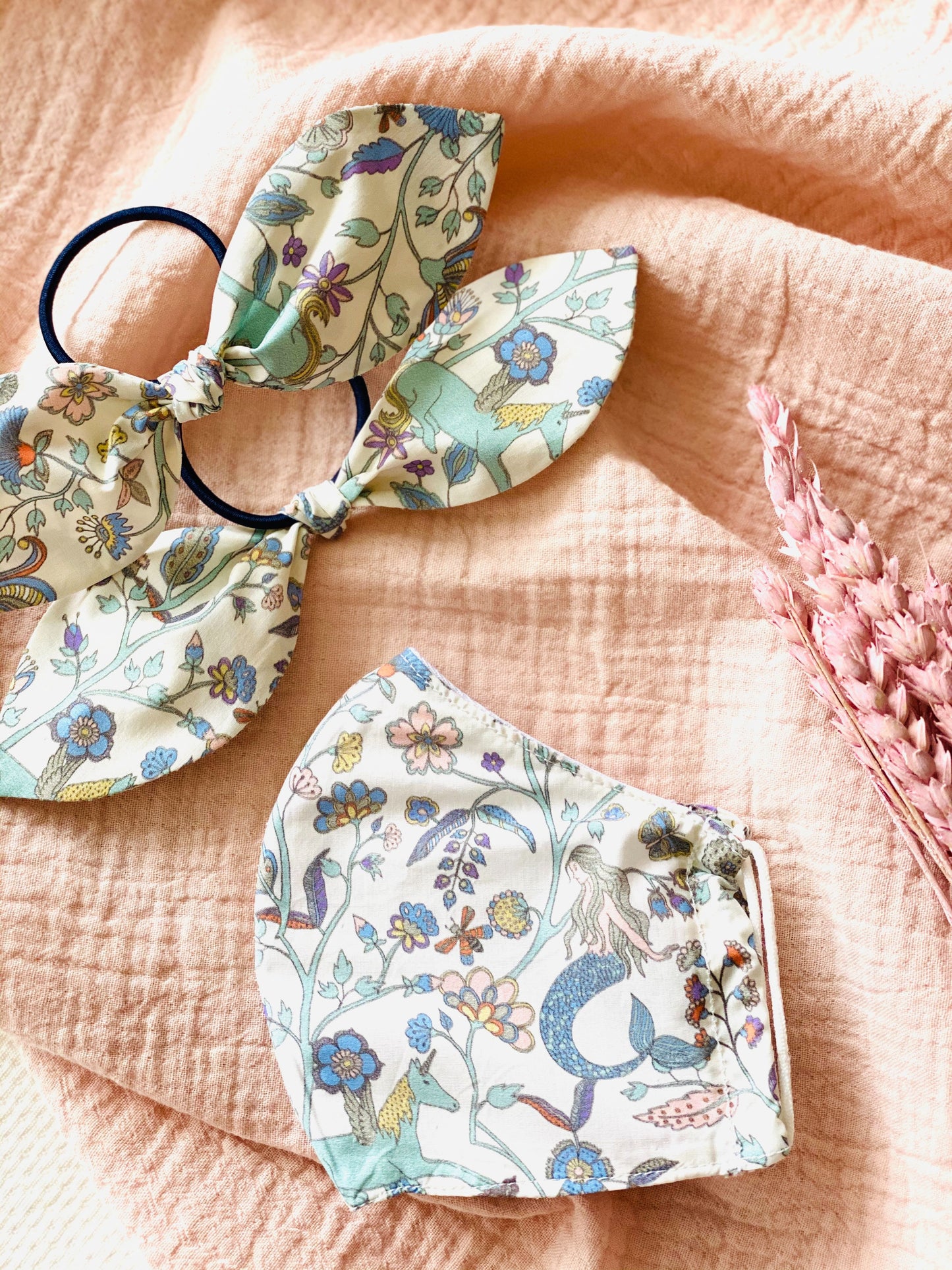 Mascarilla Liberty Sirenas y Unicornios