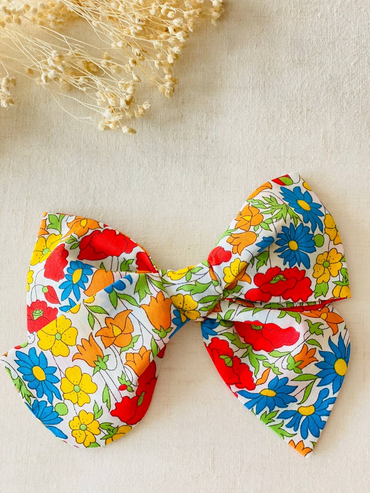 Lazo Nudo Liberty Poppy and Daisy