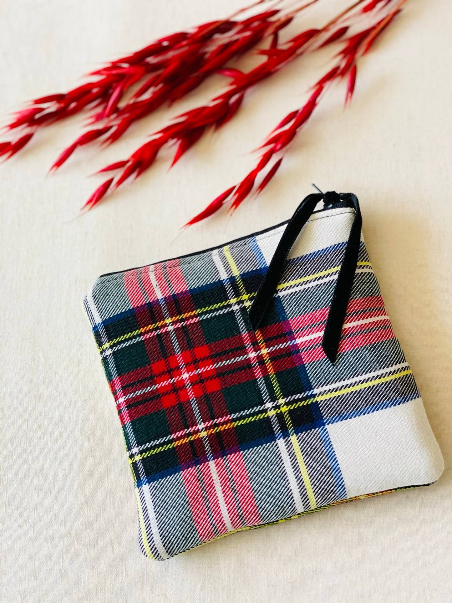 Monedero Cuadro Escocés