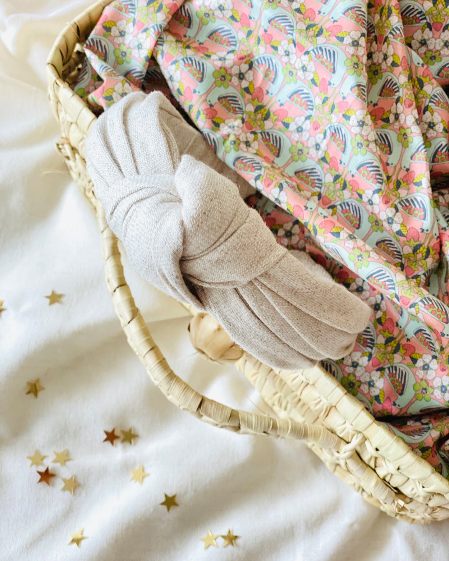 Diadema Nudo Lino Arena