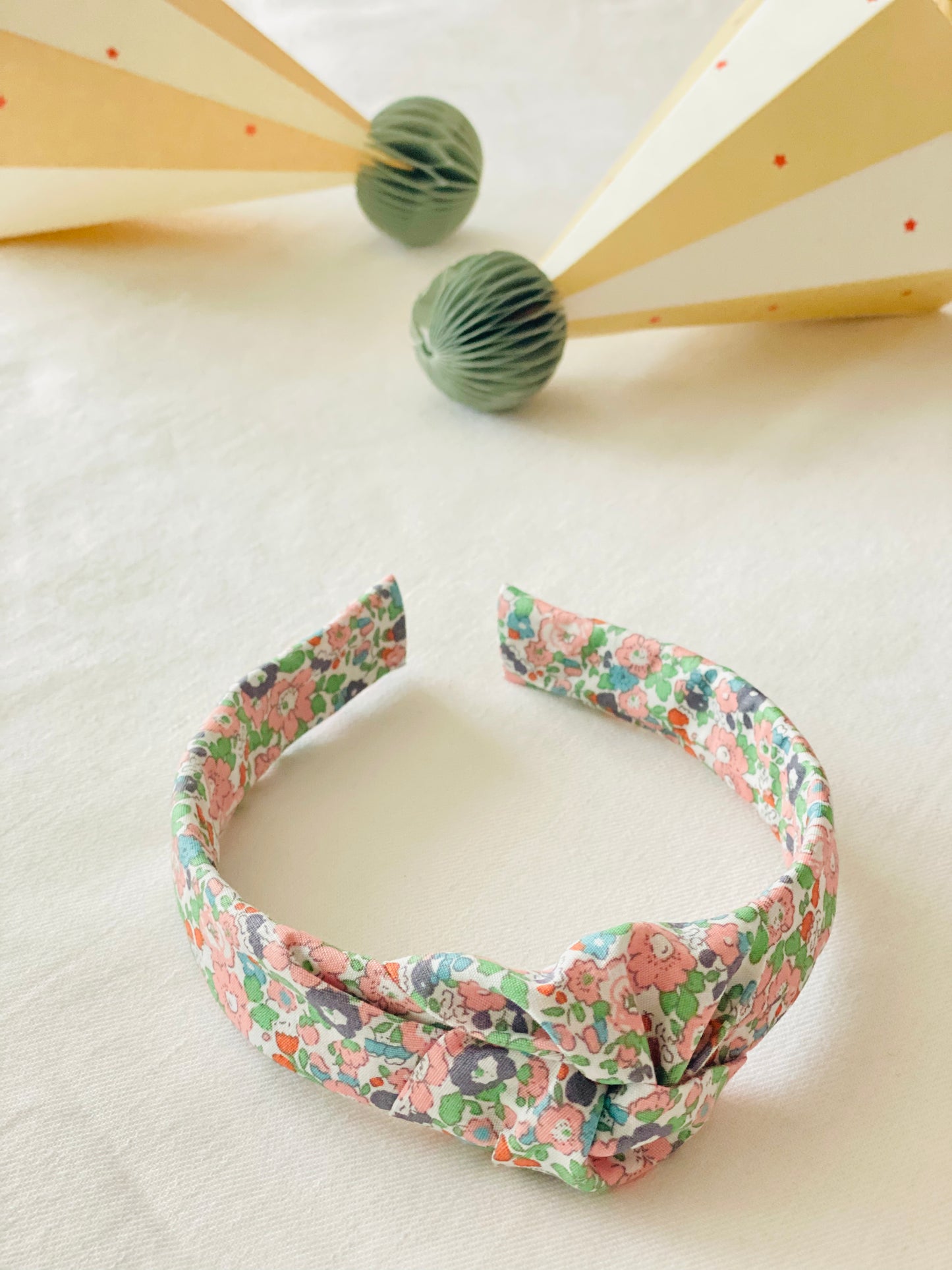 Diadema Nudo Liberty Poppy Rosa