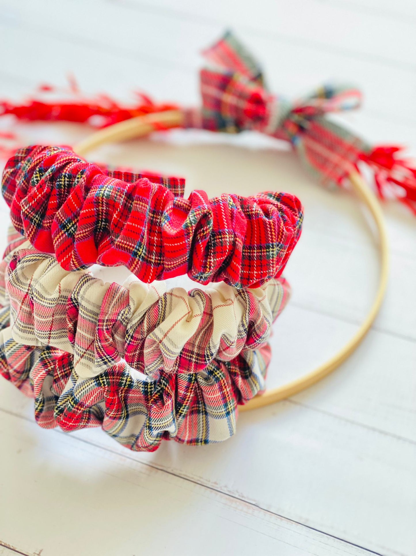 Diadema Scrunchie Tartán Colmar