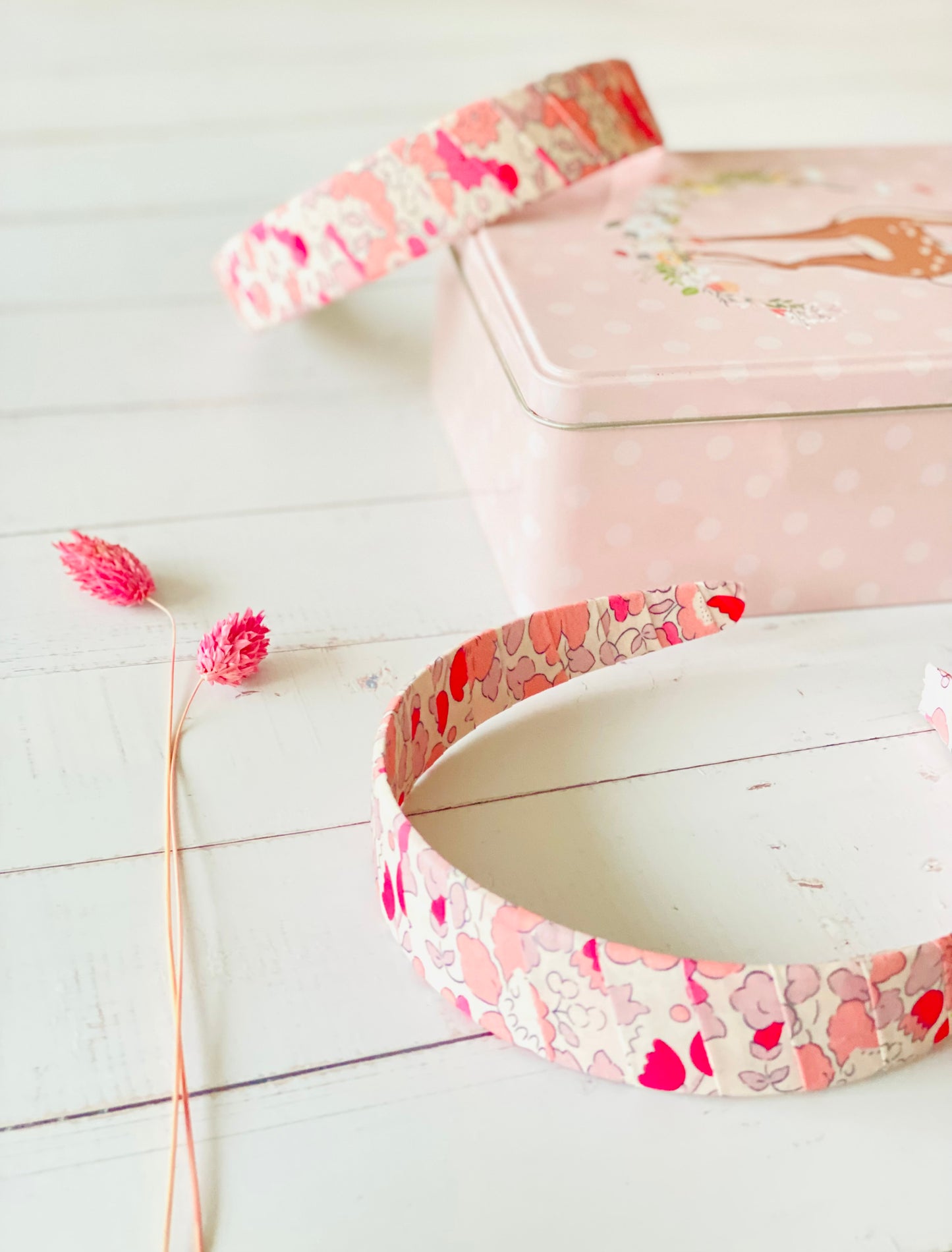 Diadema Liberty Betsy Rosa Empolvado