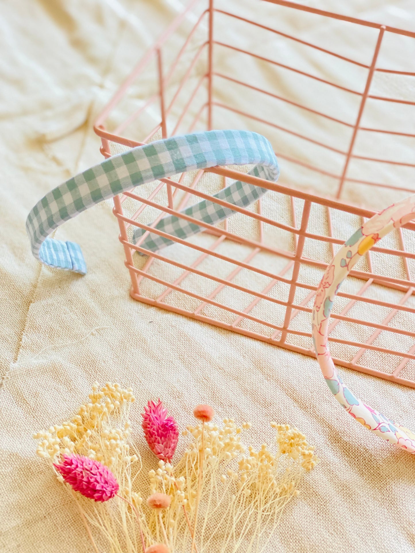 Diadema Vichy Verde Lago