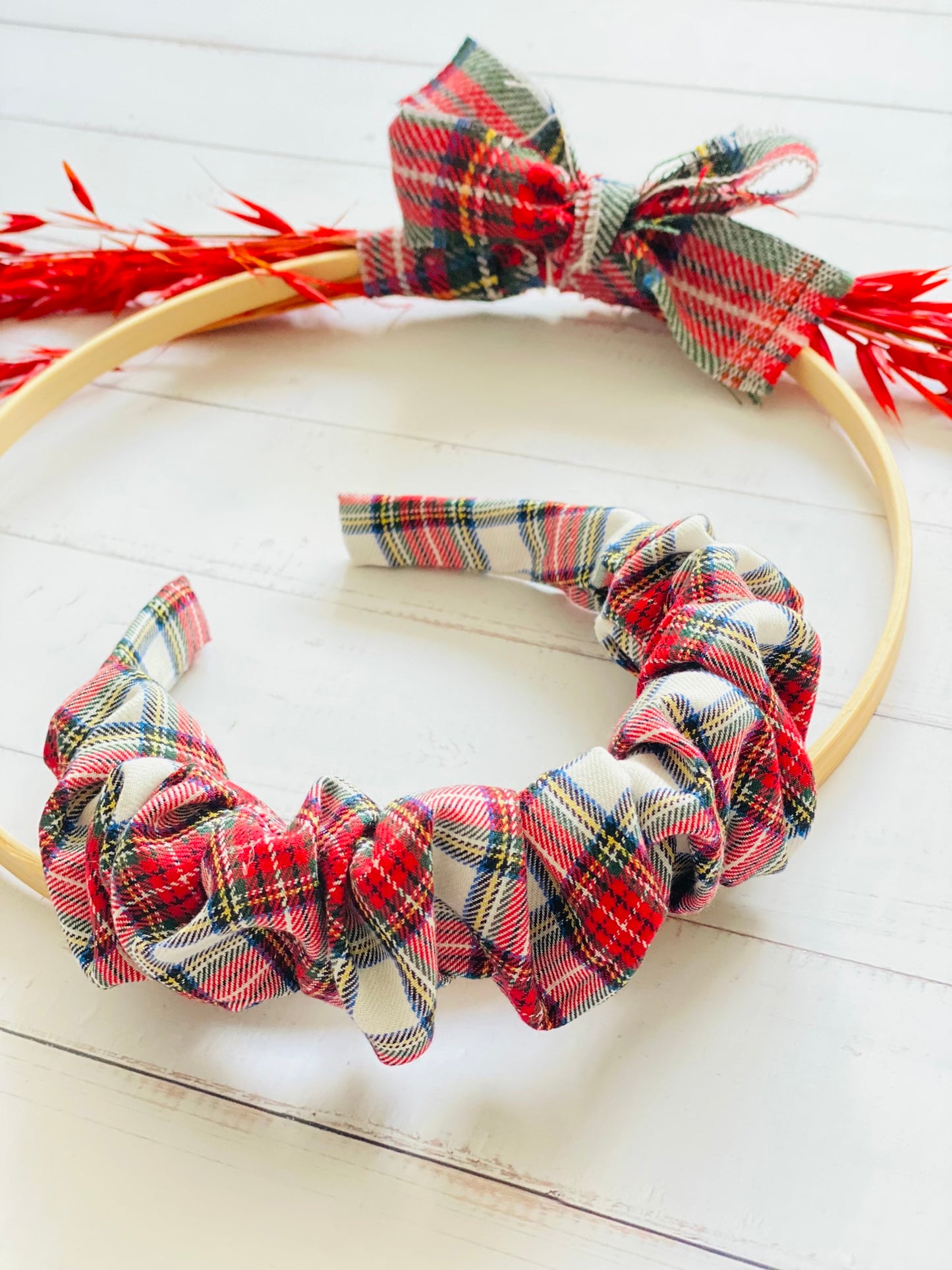 Diadema Scrunchie Tartán Colmar