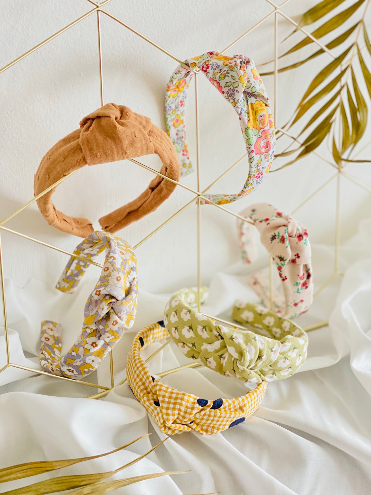 Diadema Nudo Liberty Michelle Naranja