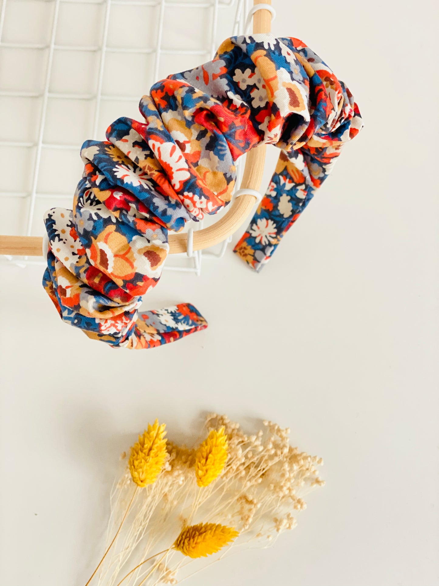 Diadema Scrunchie Liberty Tostado
