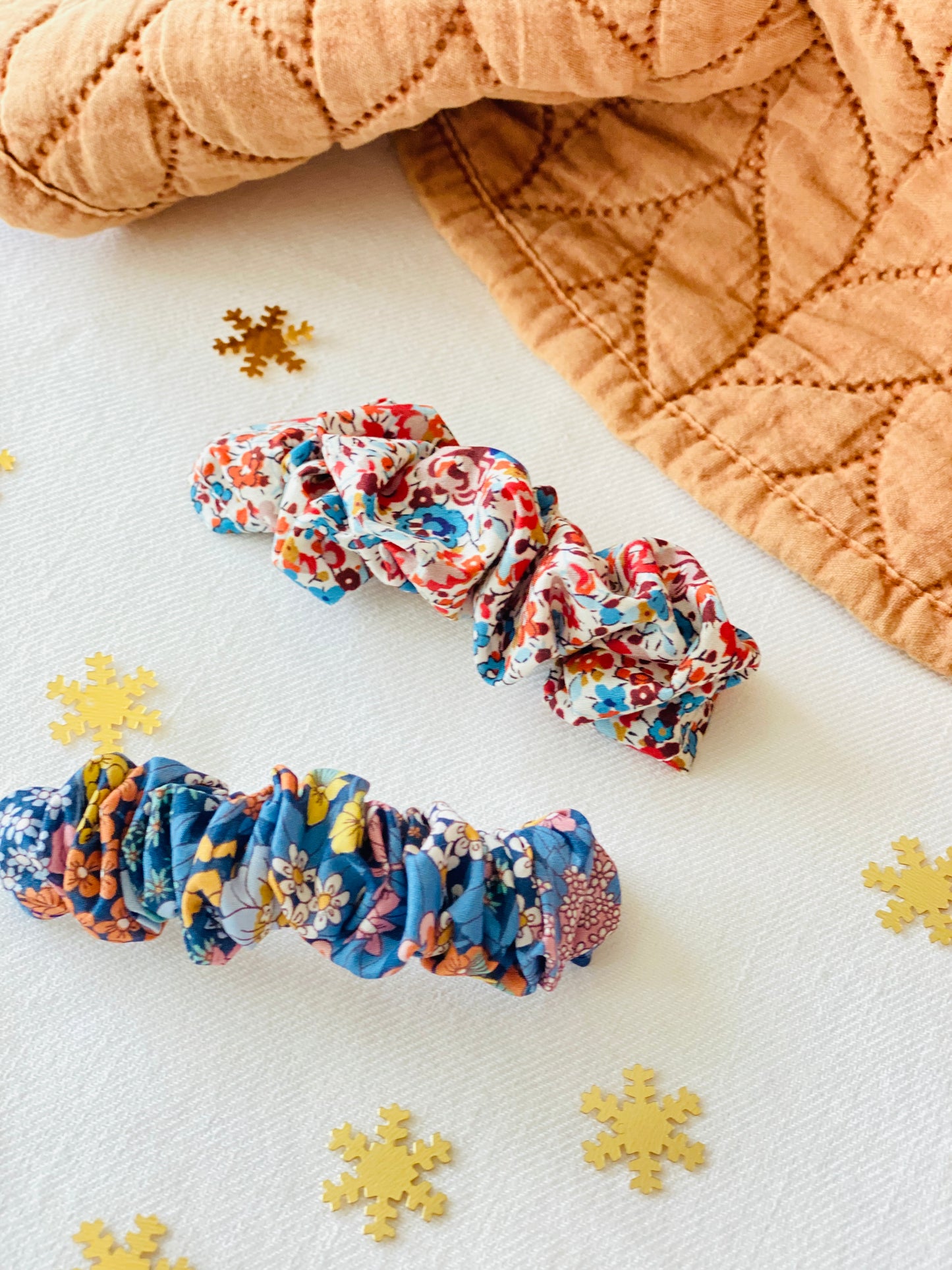 Pasador Scrunchie Liberty Tostado
